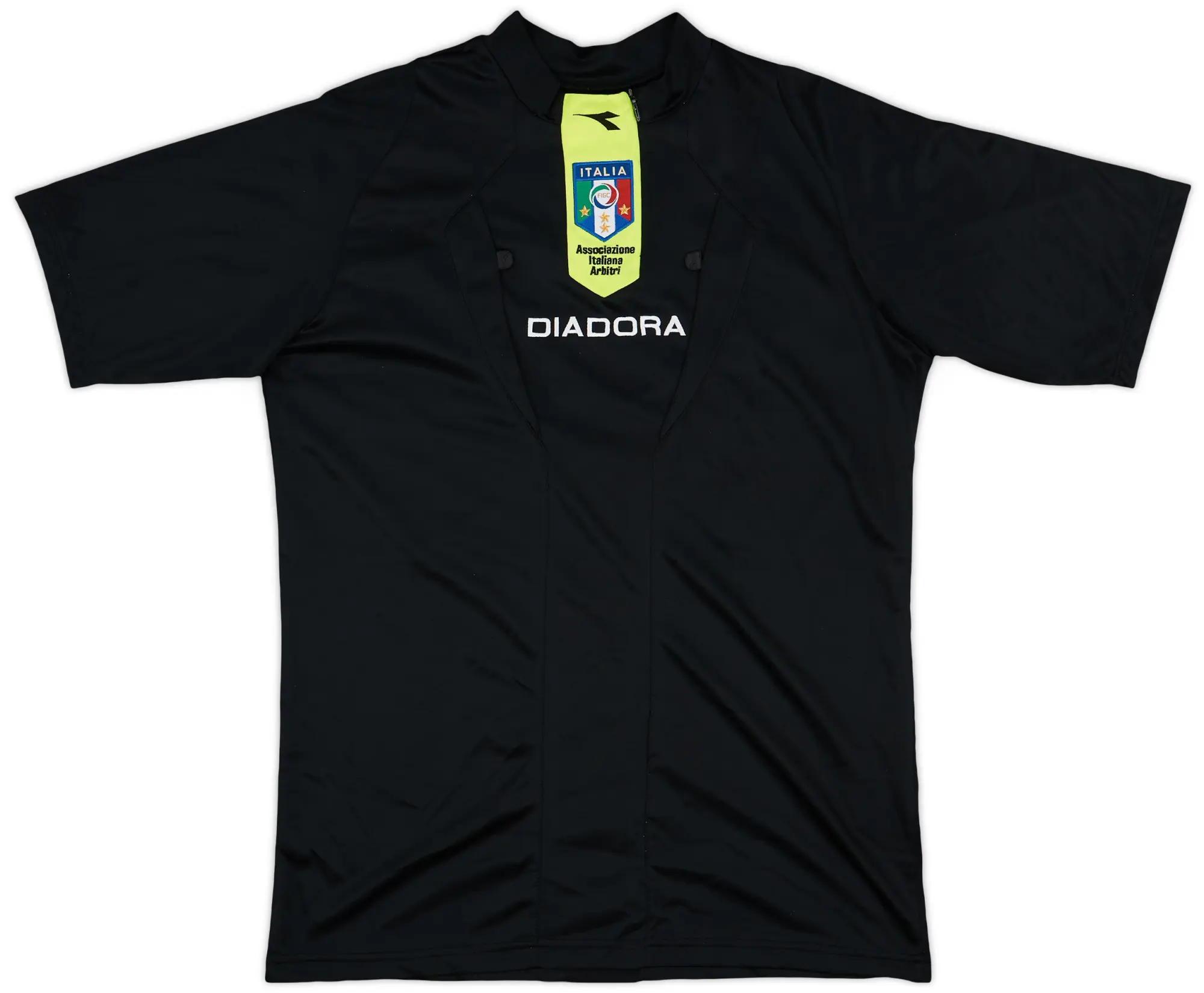 2009-10 Italy FIGC Diadora Referee Shirt - 9/10 - (S)