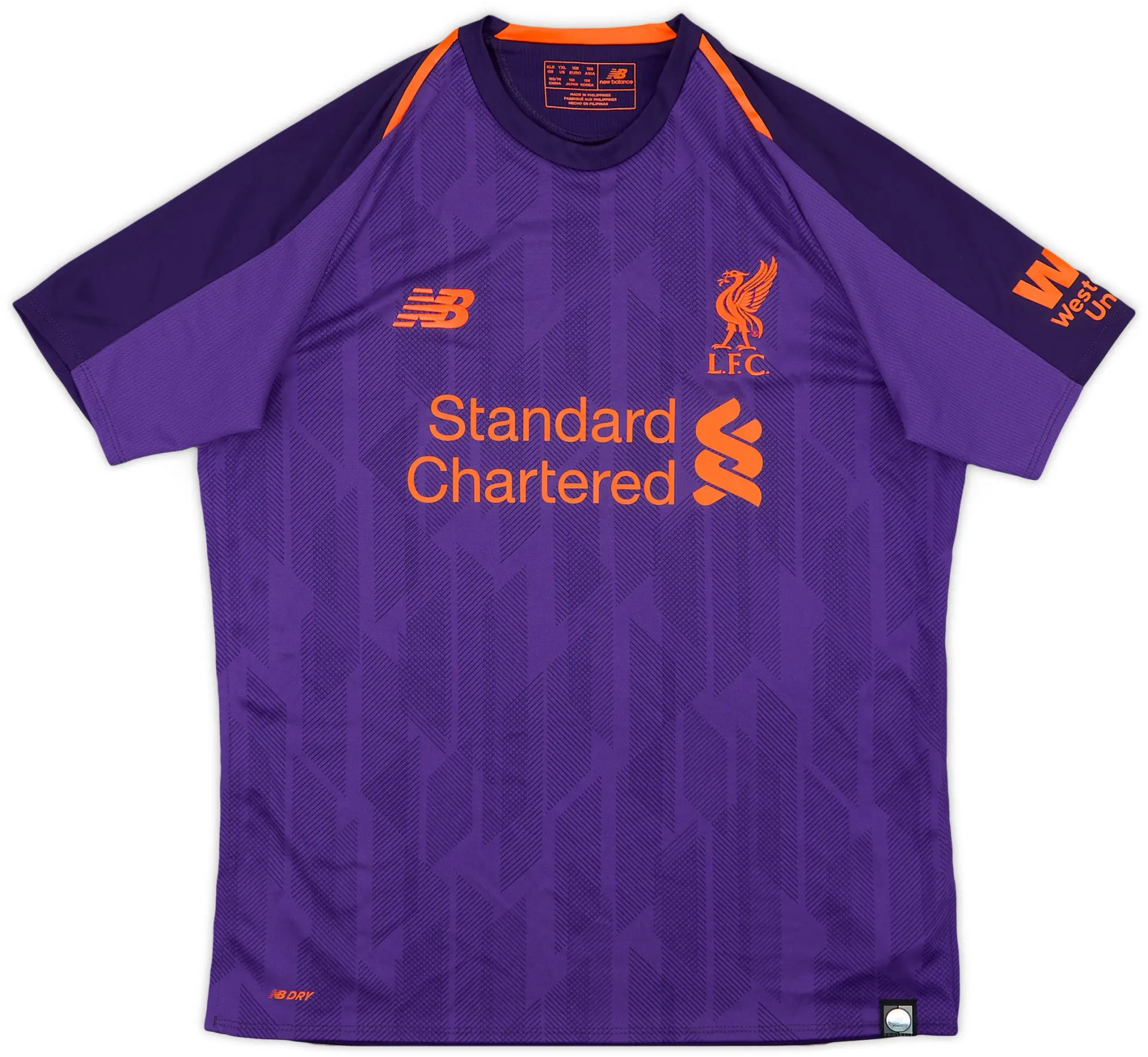 NewBalance 2018-19 Liverpool Away Shirt - 9/10 - (XL.Boys)
