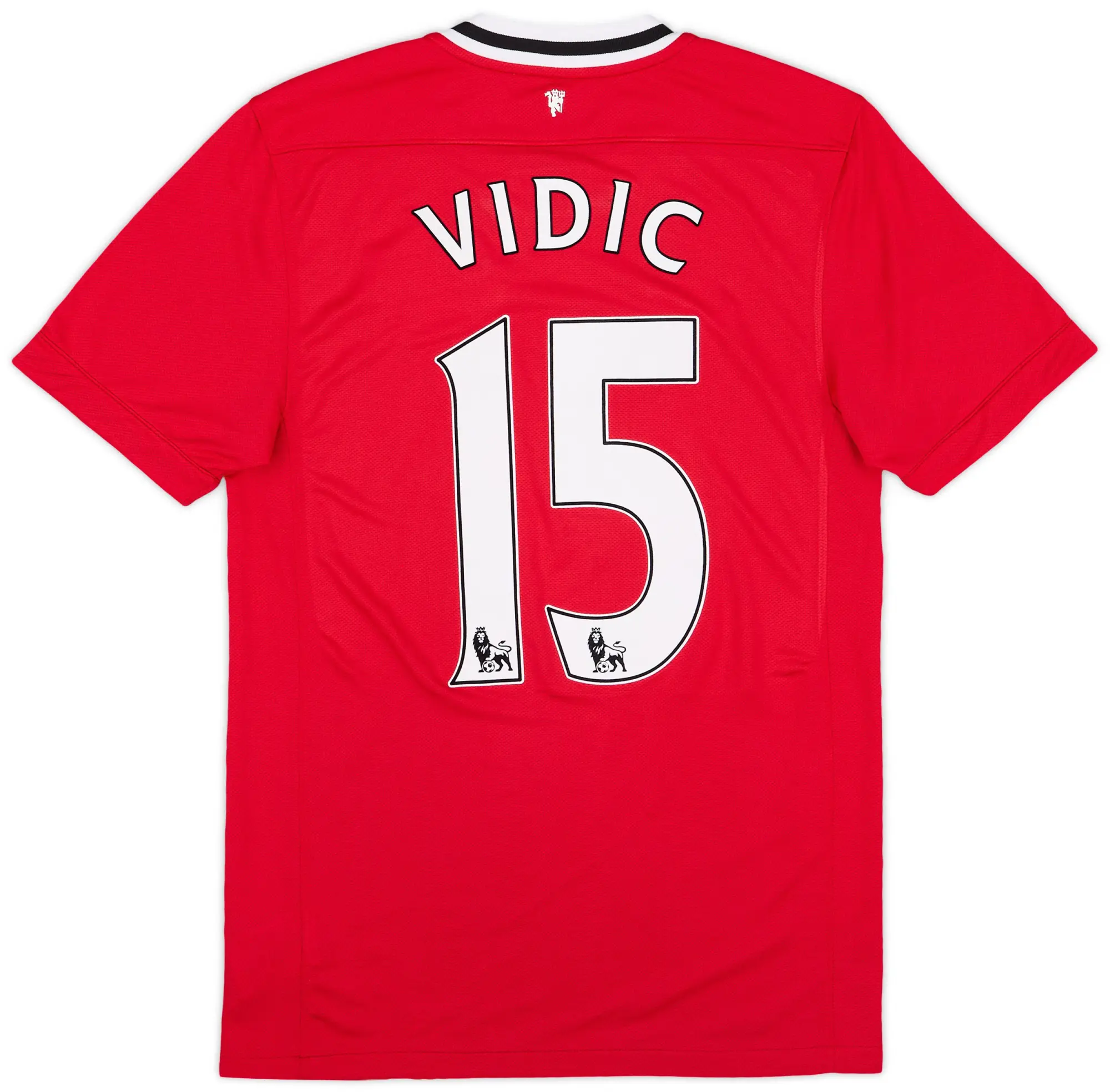 Nike 2011-12 Manchester United Home Shirt Vidic #15 - 7/10 - (S)