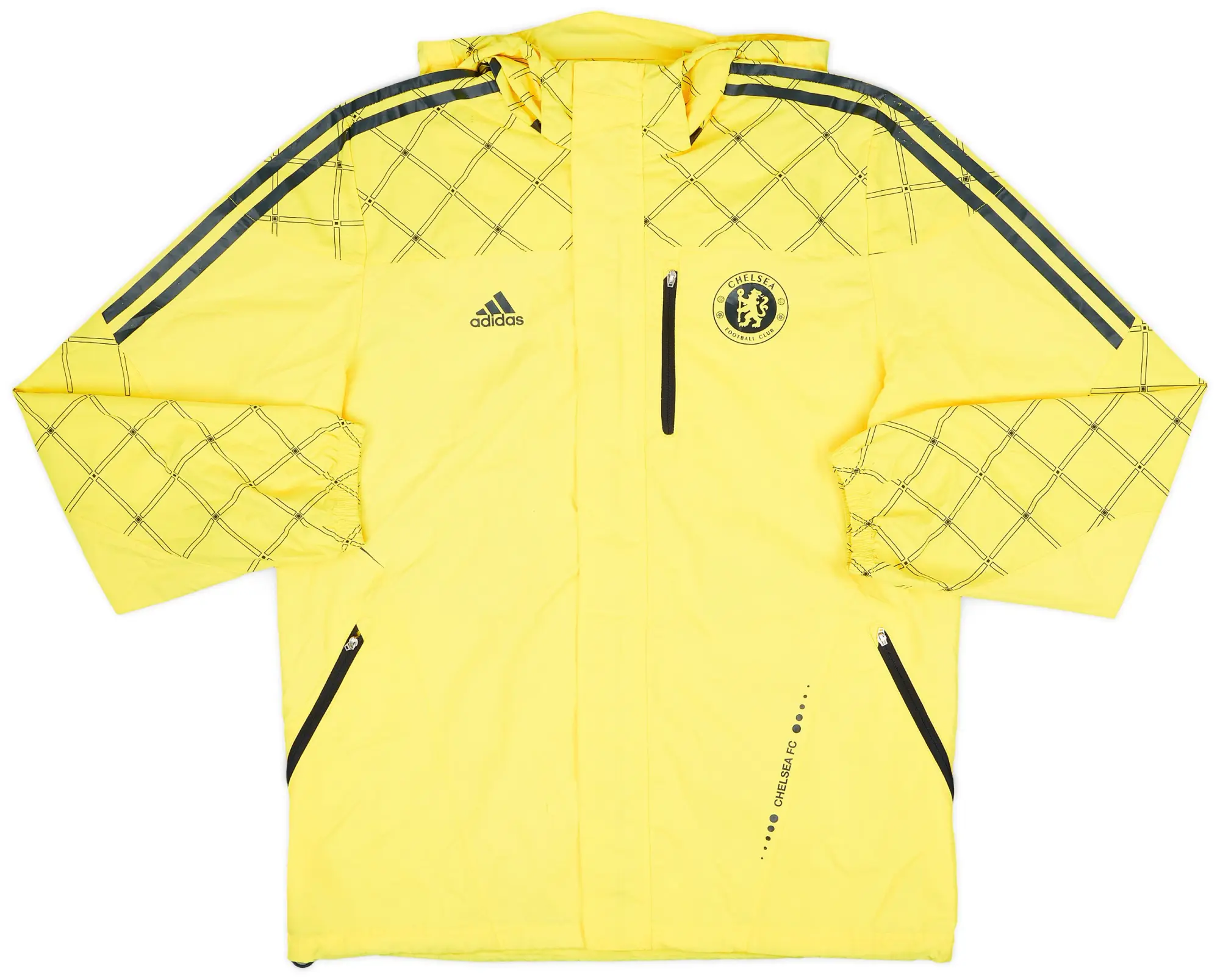 2010-11 Chelsea adidas Hooded Rain Jacket - 7/10 - (L)