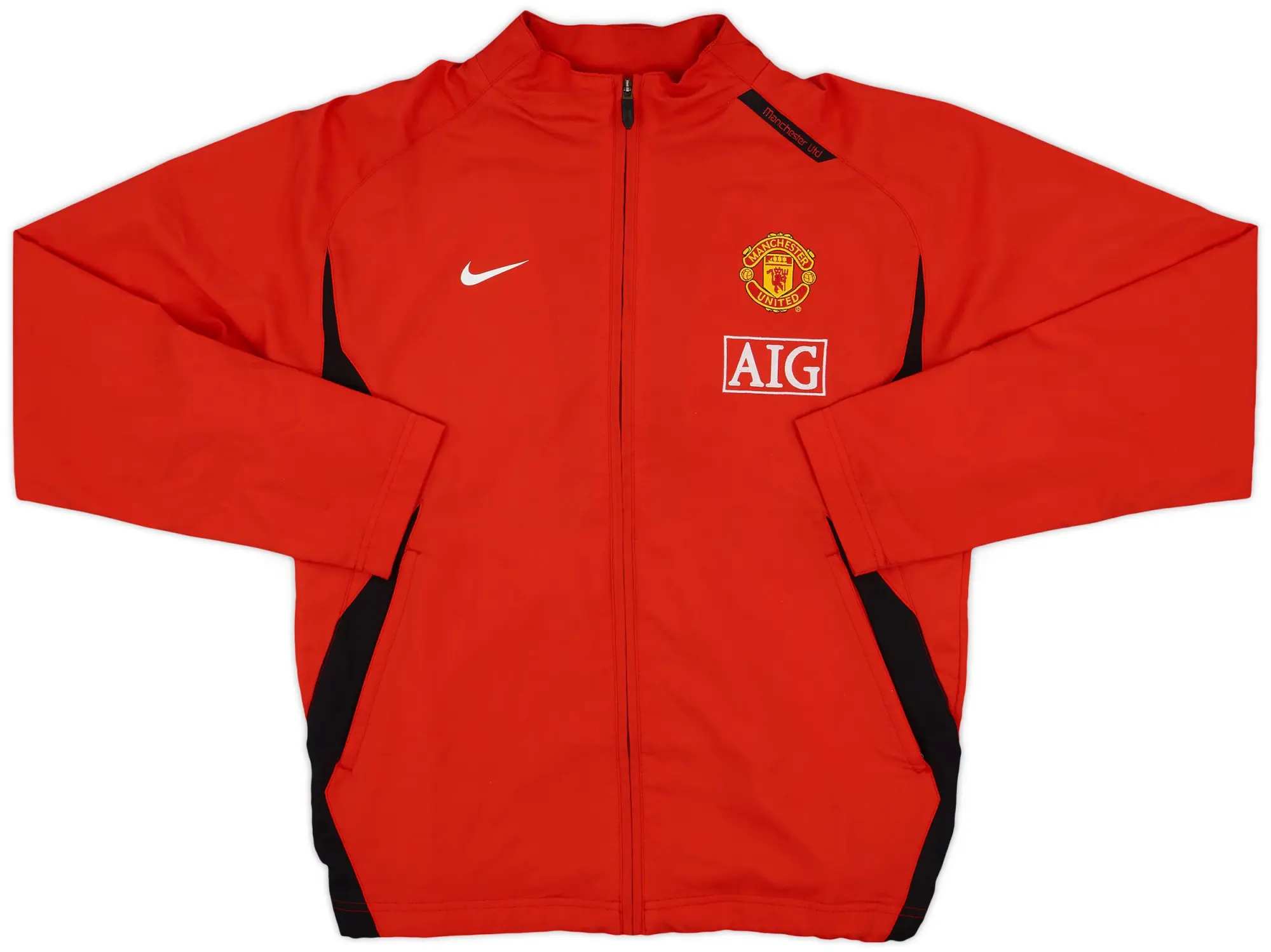 2007-08 Manchester United Nike Track Jacket - 9/10 - (M)