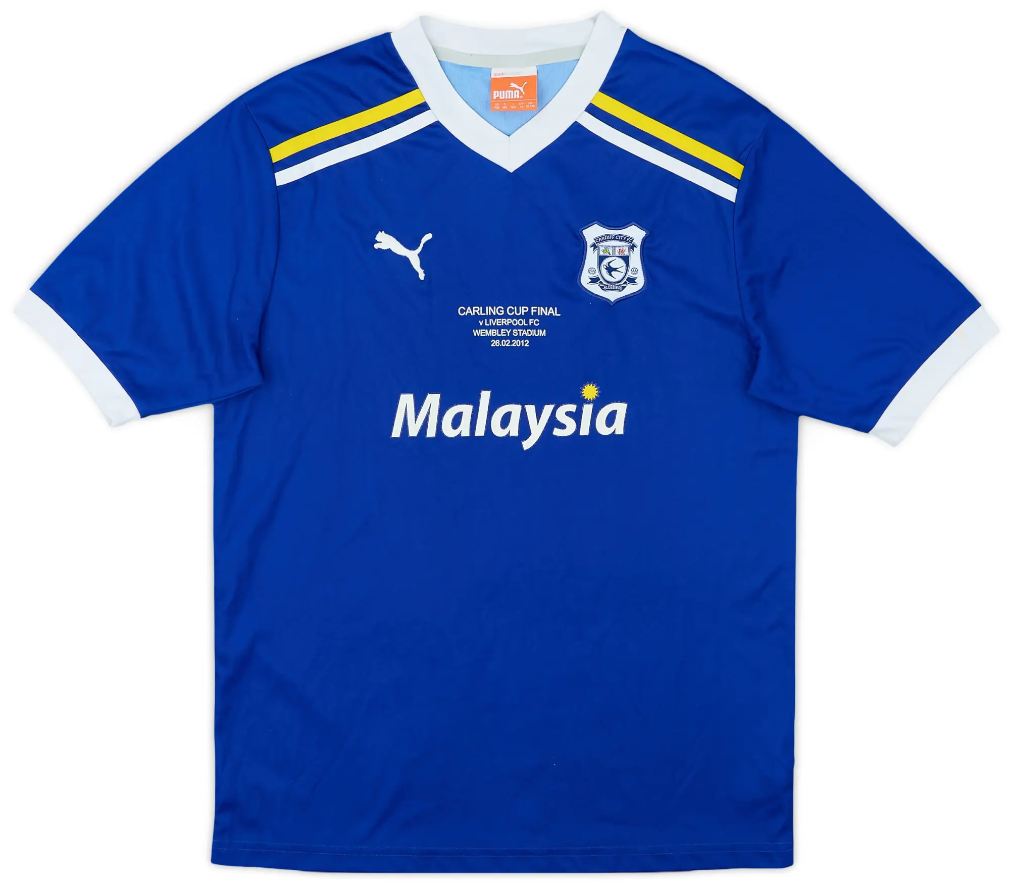 Puma 2011-12 Cardiff 'Carling Cup Final' Home Shirt - 7/10 - (L.Boys)