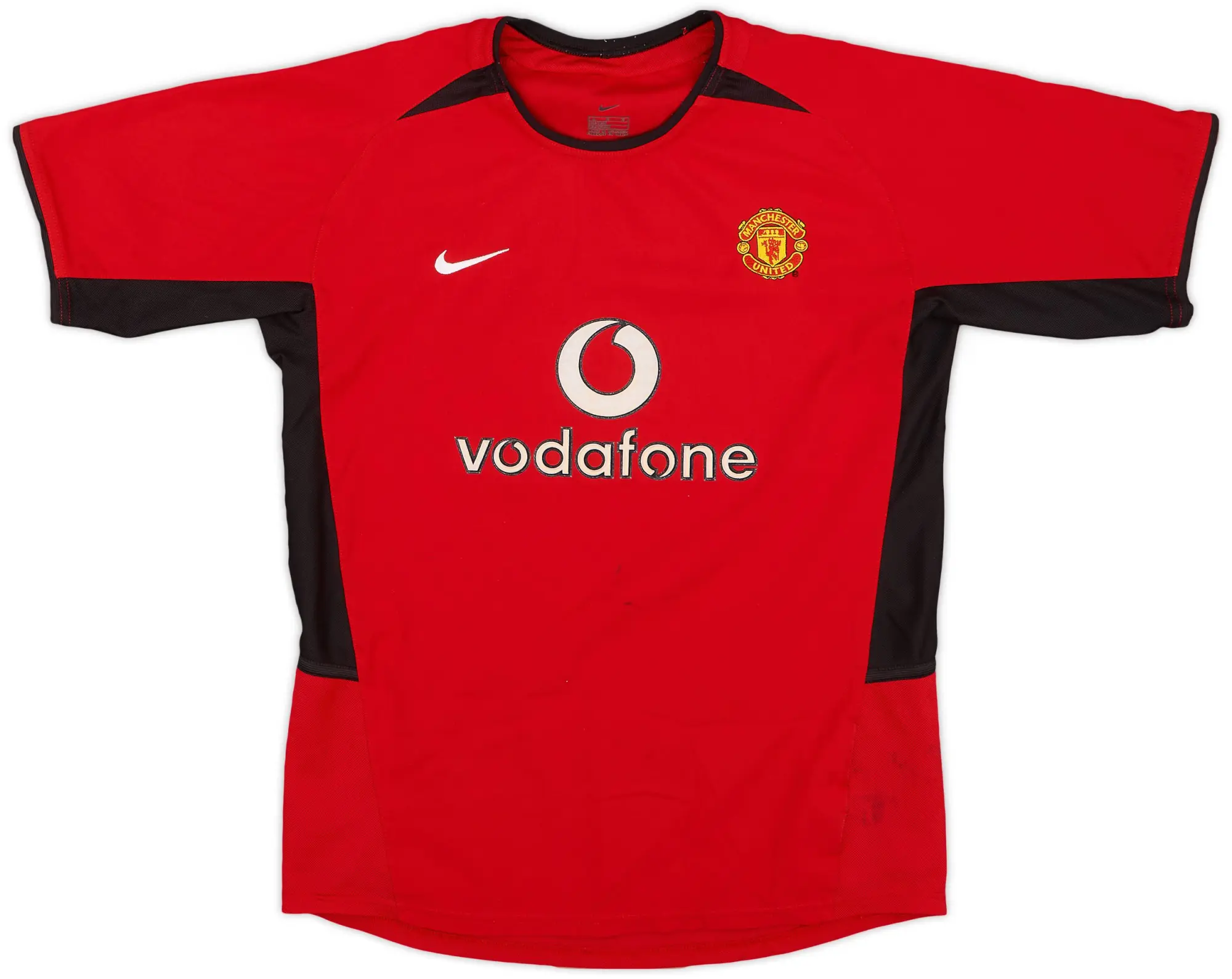 Nike 2002-04 Manchester United Home Shirt - 6/10 - (L.Boys)