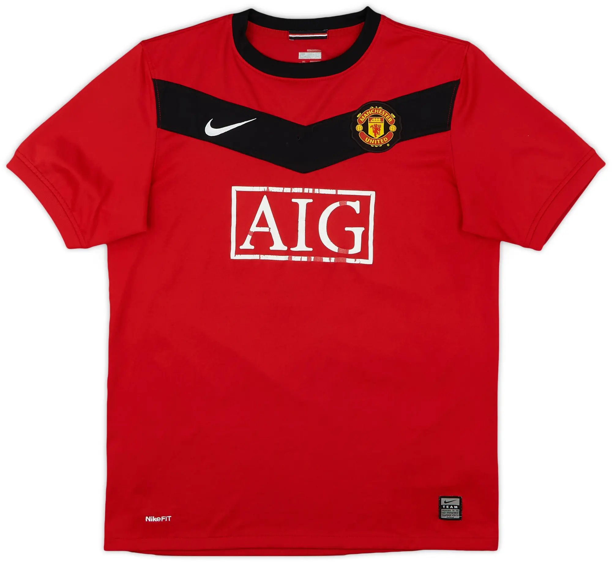 Nike 2009-10 Manchester United Home Shirt - 4/10 - (XL.Boys)