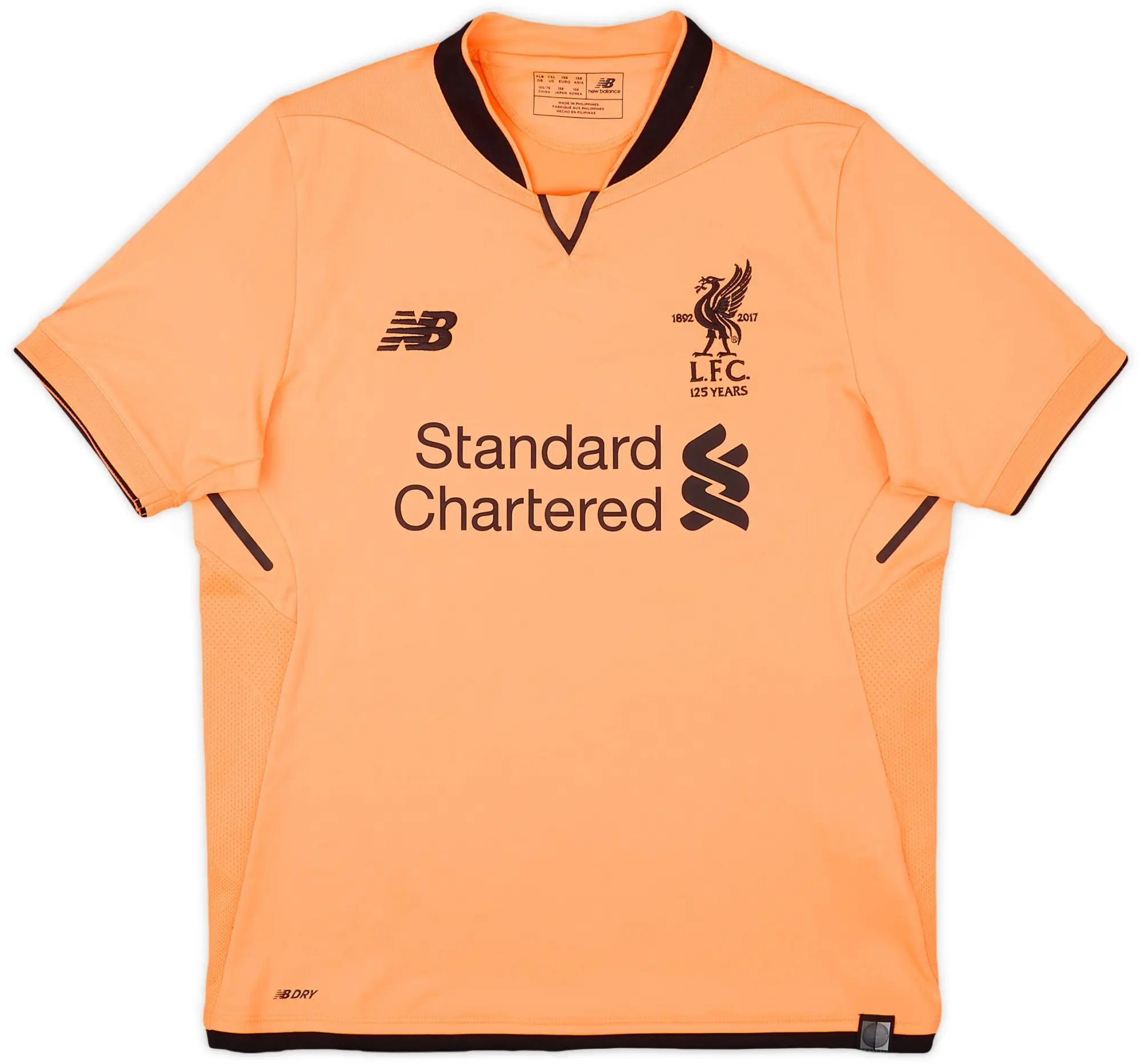 NewBalance 2017-18 Liverpool 125 Years Third Shirt - 9/10 - (XL.Boys)