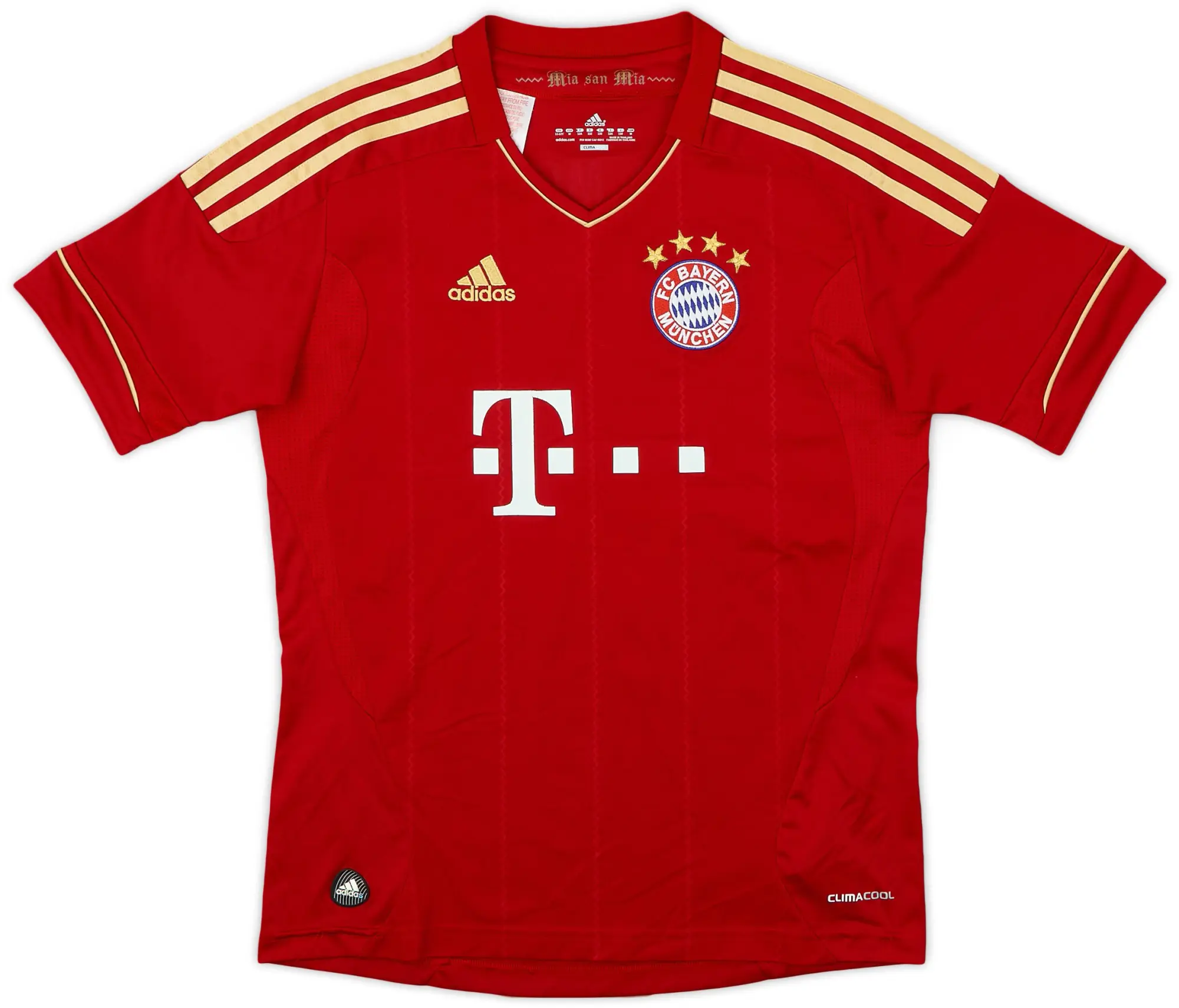 adidas 2011-13 Bayern Munich Home Shirt - 6/10 - (M.Boys)