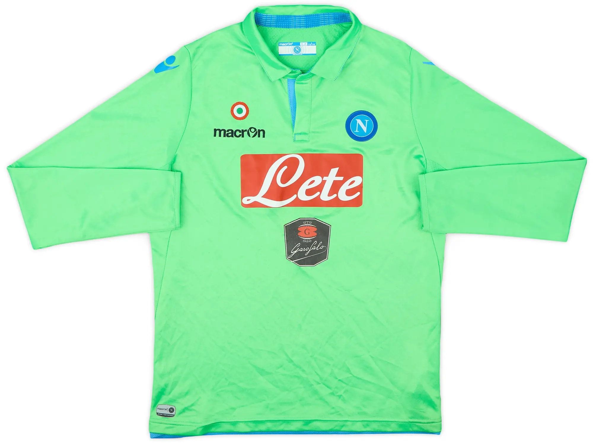 Kappa 2015-16 Napoli GK Shirt - 6/10 - (XL.Boys)