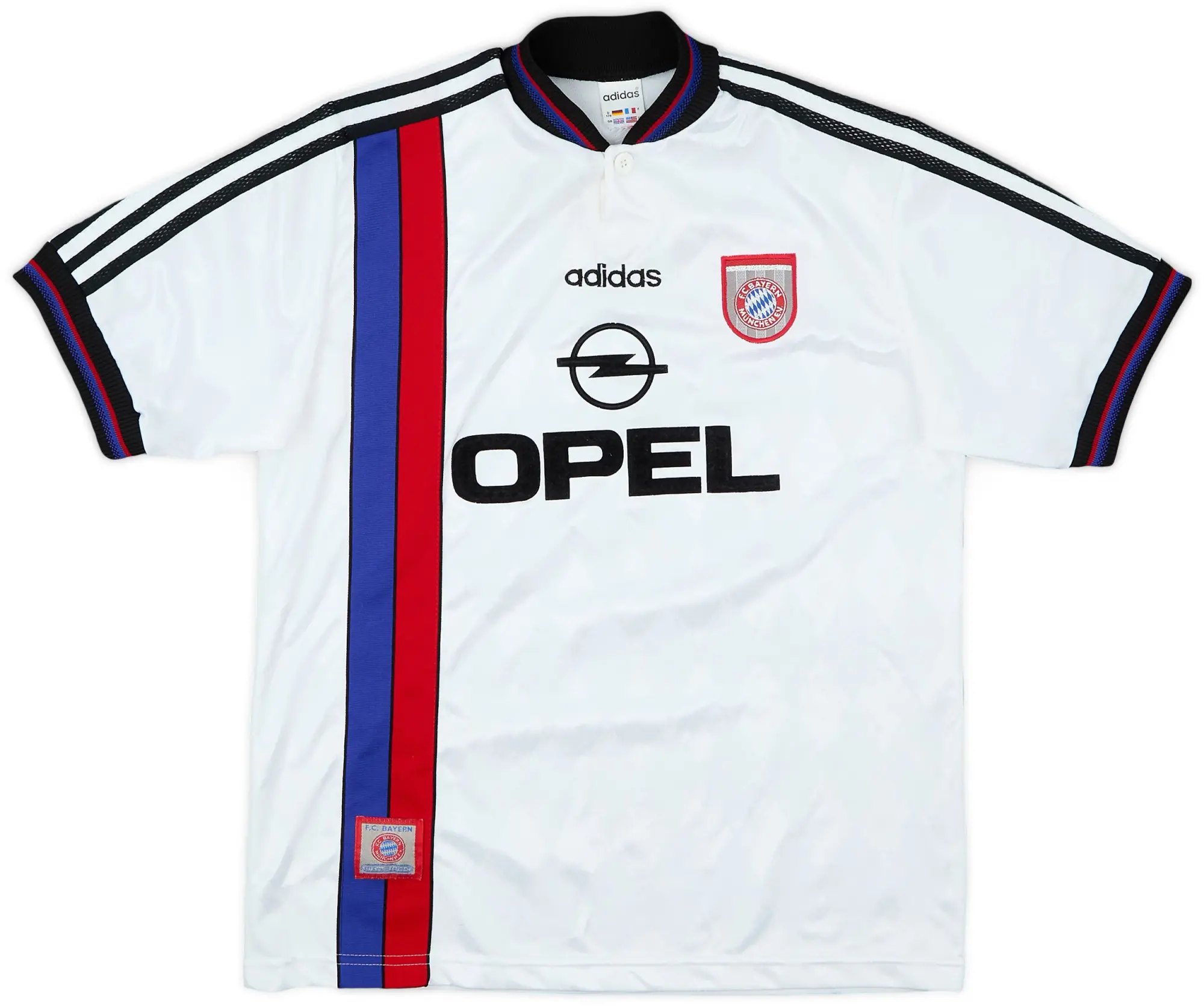 adidas 1996-98 Bayern Munich Away Shirt - 8/10 - (XL.Boys)