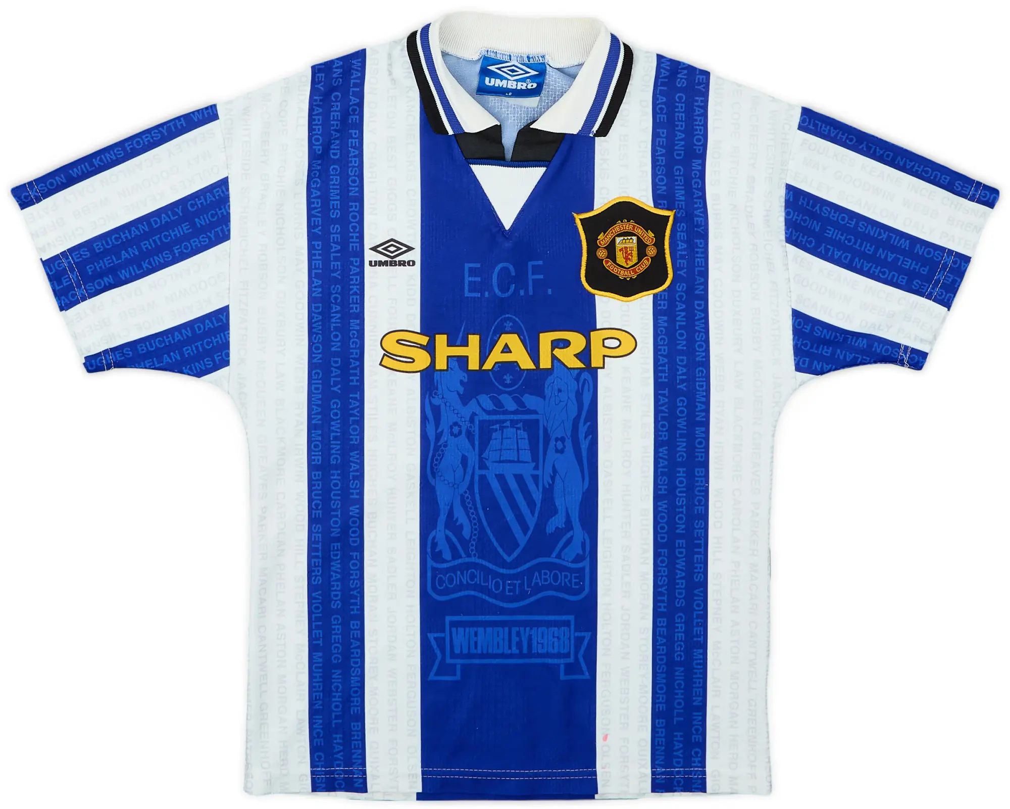 Umbro 1994-96 Manchester United Third Shirt - 7/10 - (L.Boys)