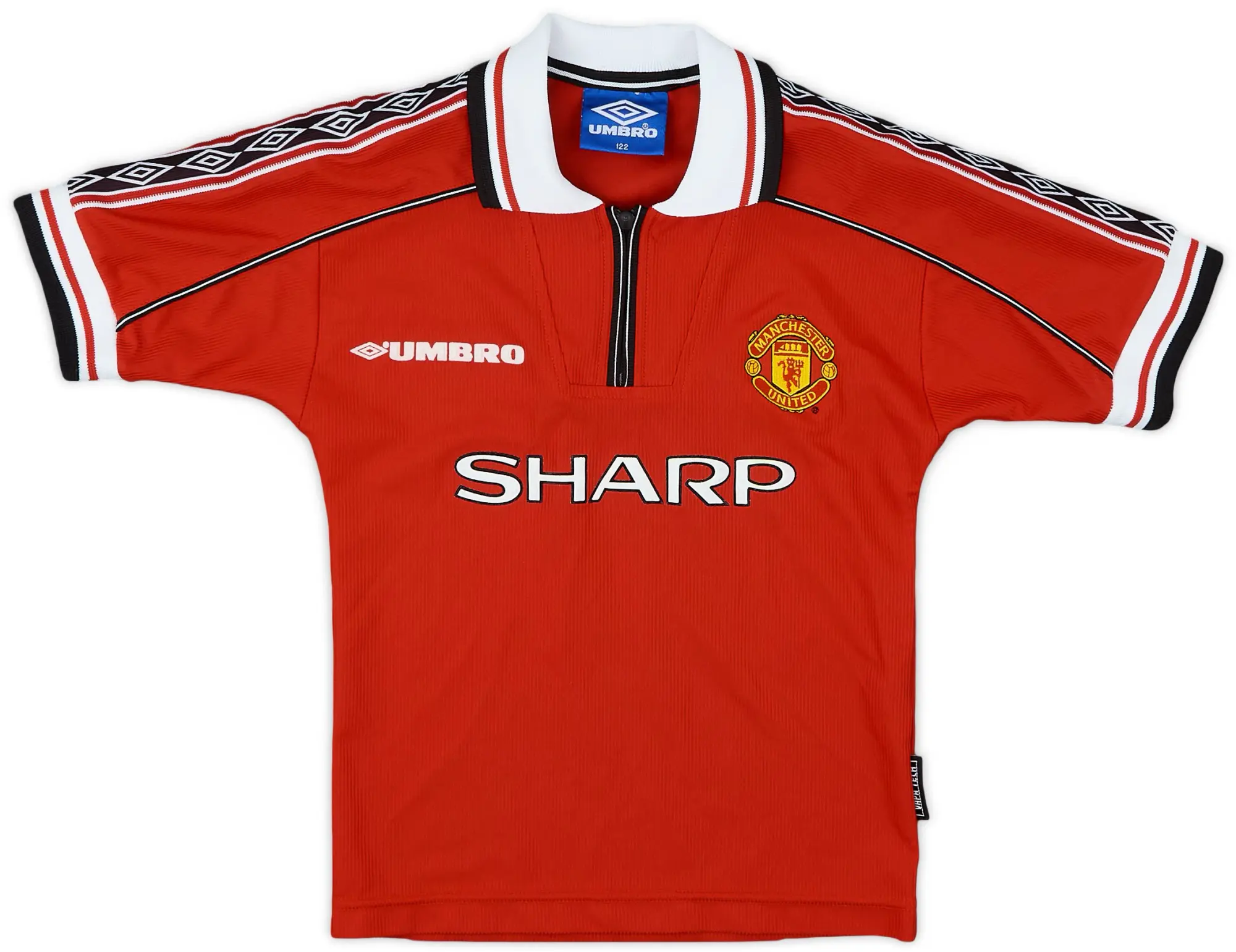 Umbro 1998-00 Manchester United Home Shirt - 8/10 - (6-7 Years)