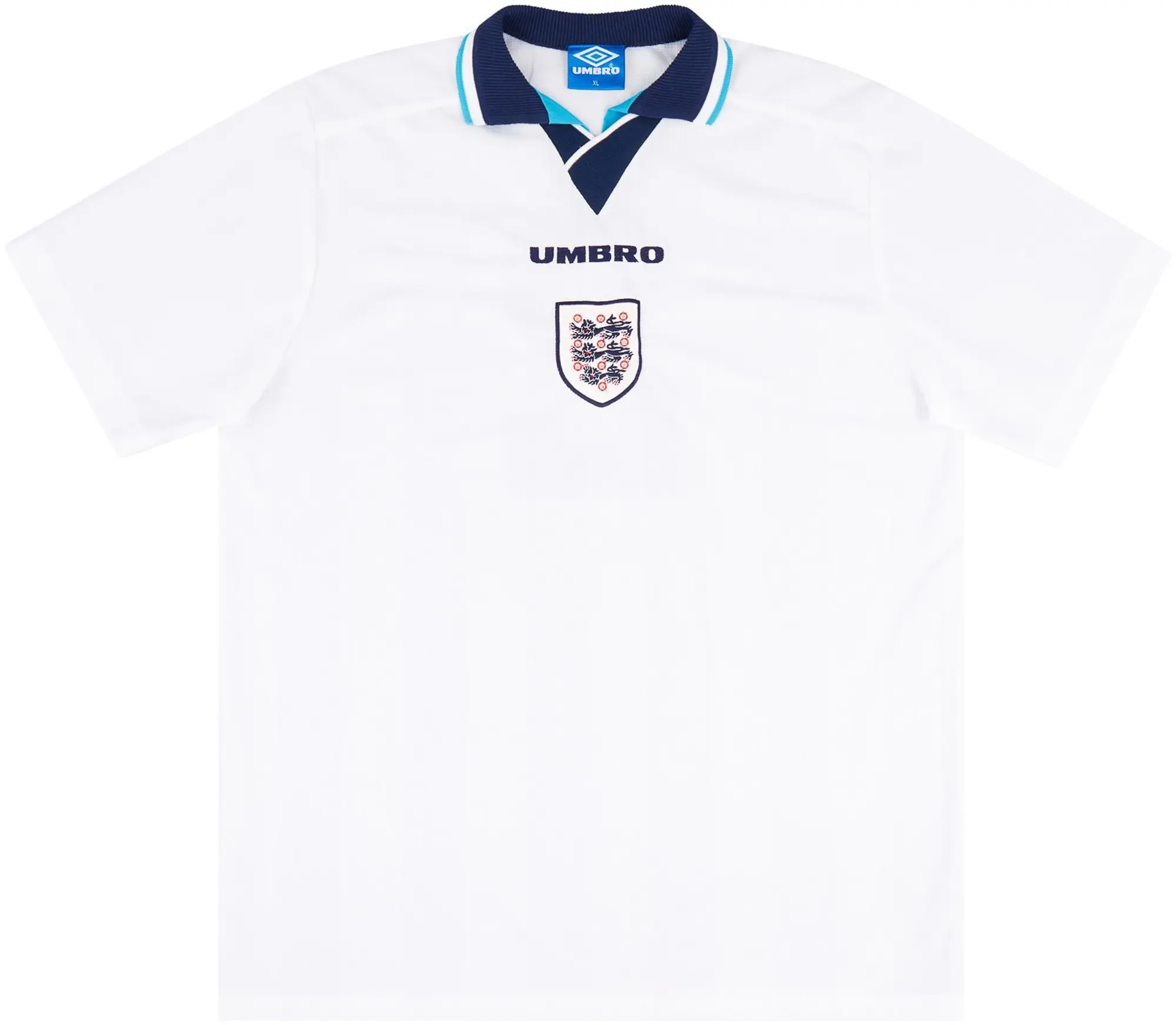 Umbro 1995 England U-21 Match Issue Home Shirt #2 (Thompson)