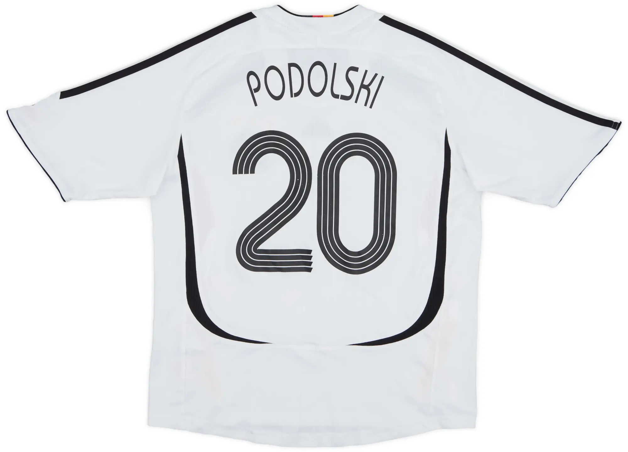 adidas 2005-07 Germany Home Shirt Podolski #20 - 8/10 - (M.Boys)