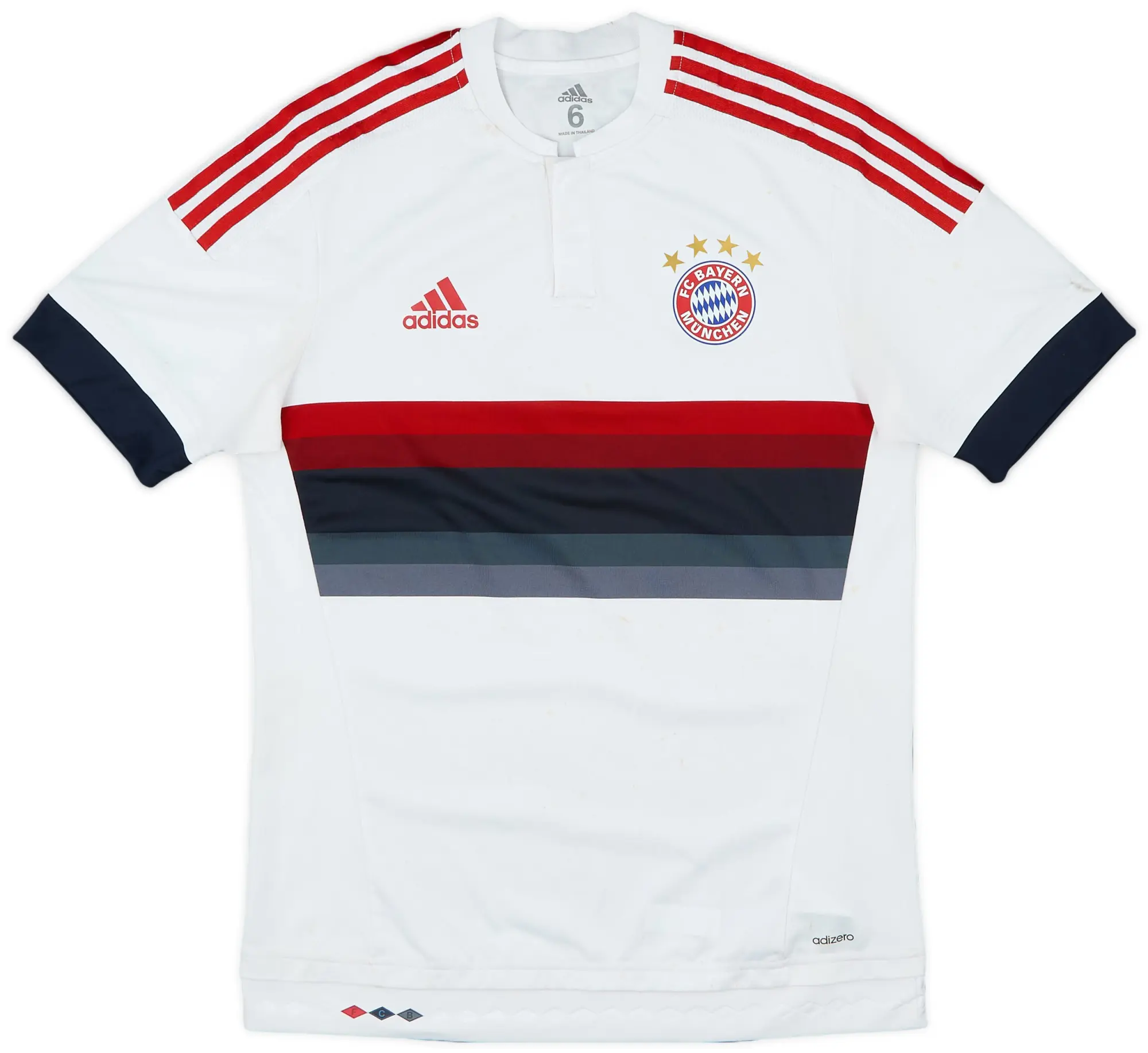 adidas 2015-16 Bayern Munich Player Issue Away Shirt - 6/10 - (M)