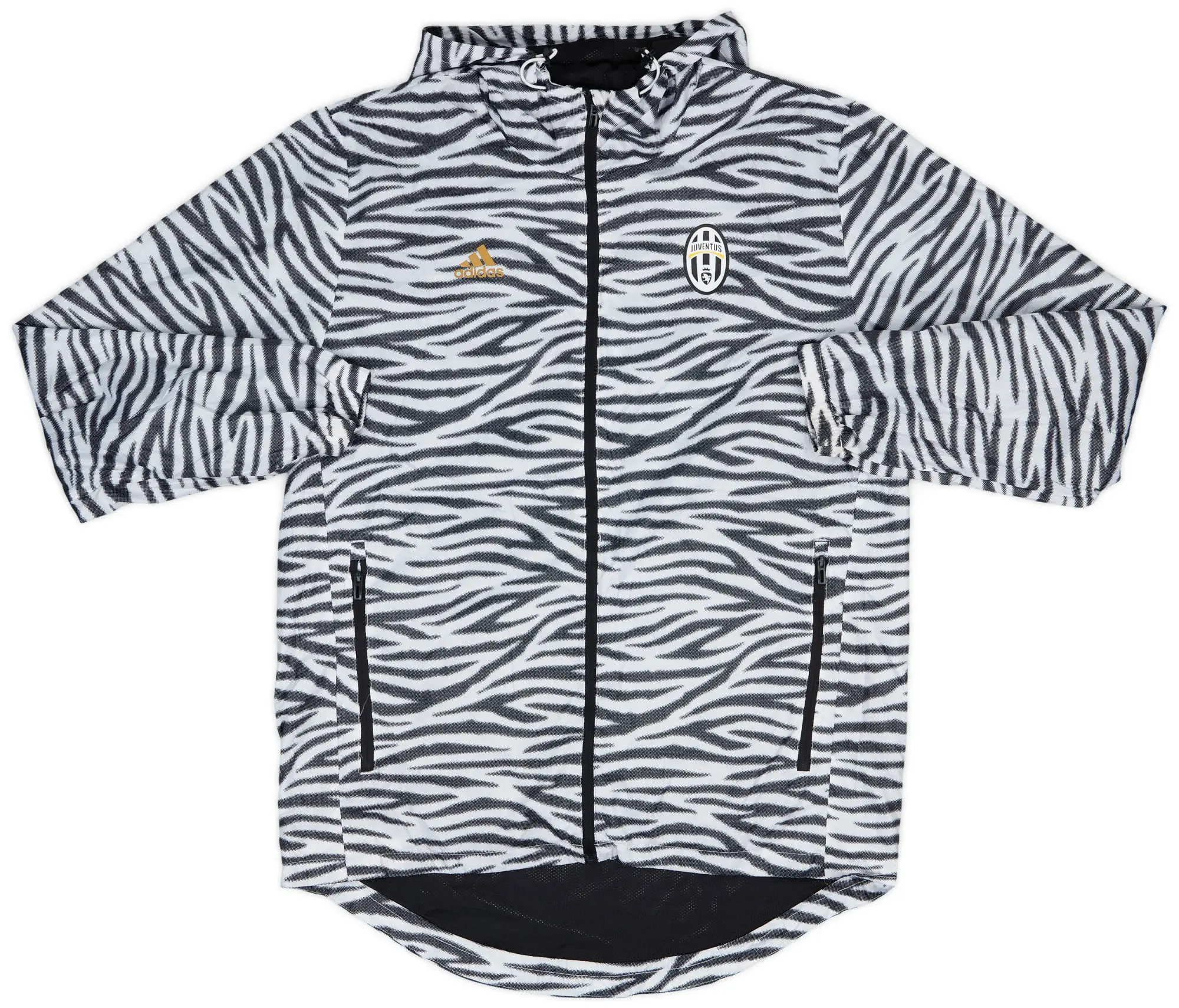 2016-17 Juventus adidas Hooded Track Jacket - 10/10 - (M)