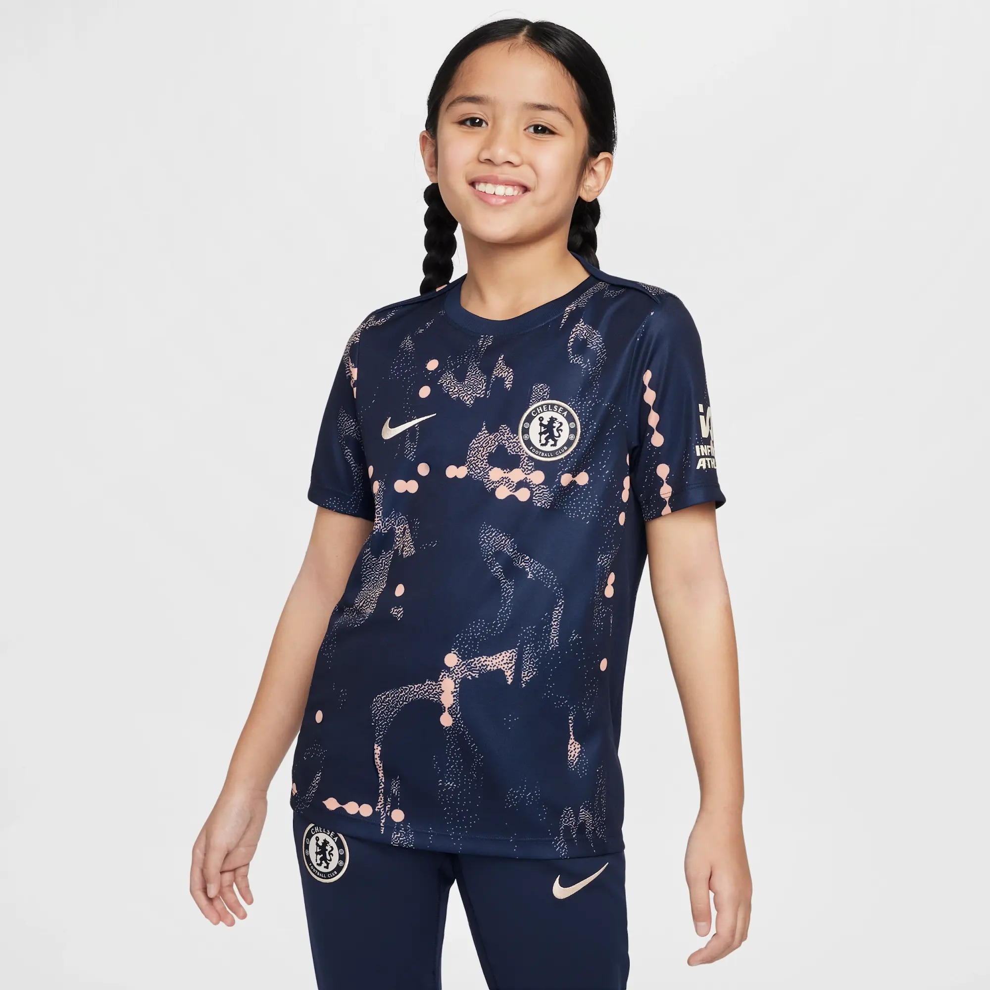 Chelsea Nike Pre Match Top - Obsidian - Kids