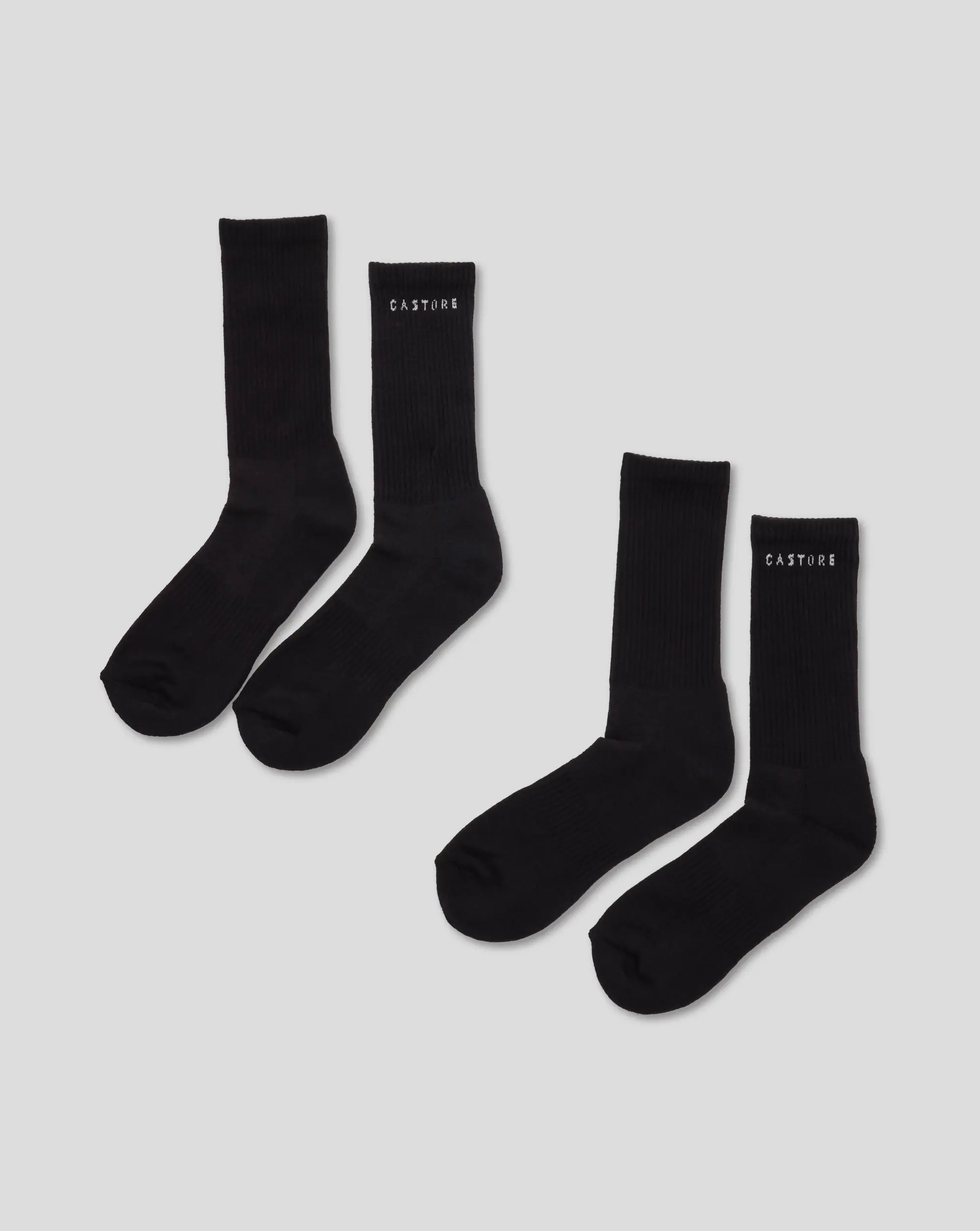 Castore White Crew Sock 2pk