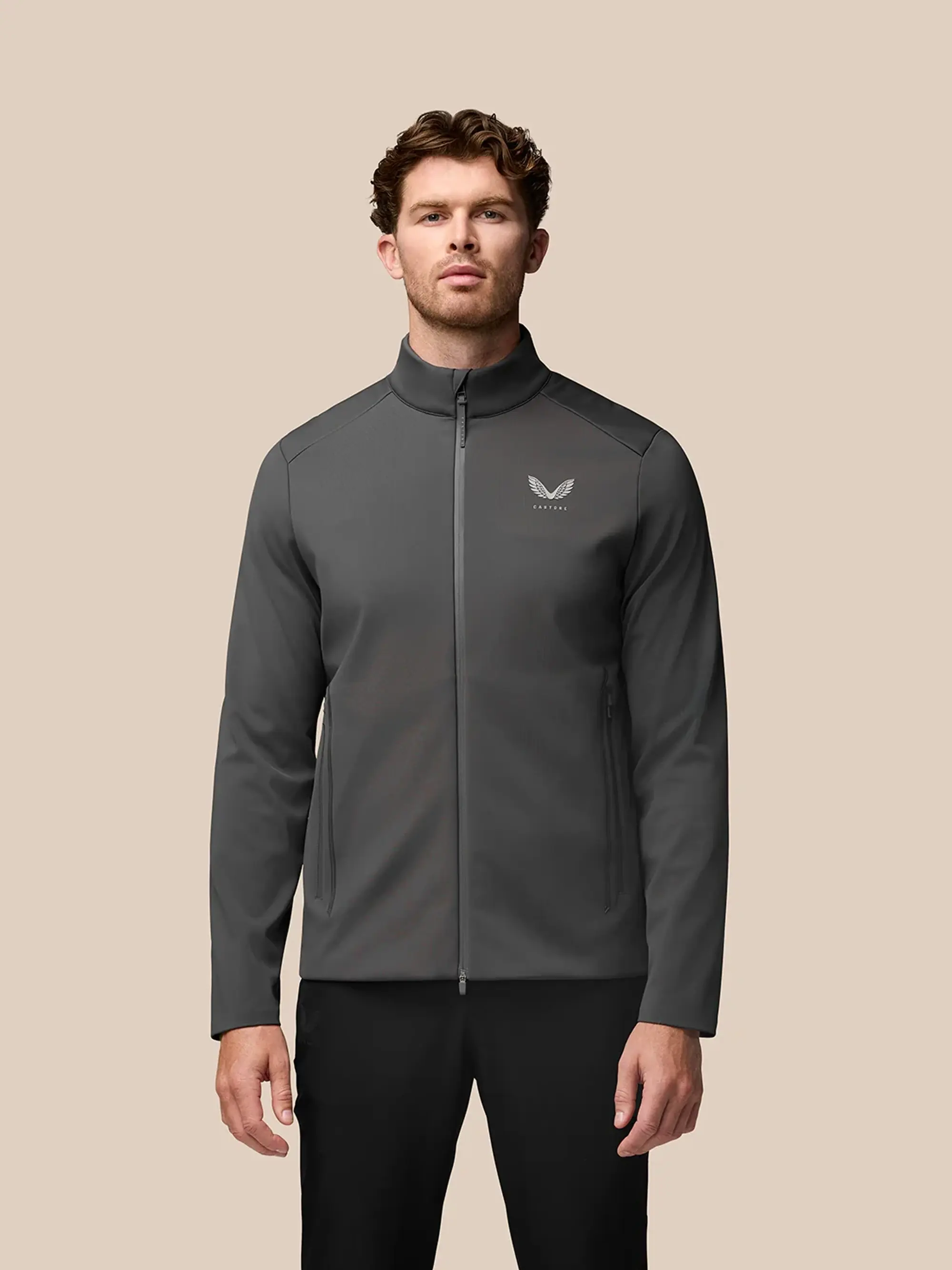 Castore Garcia Hybrid Jacket - Charcoal