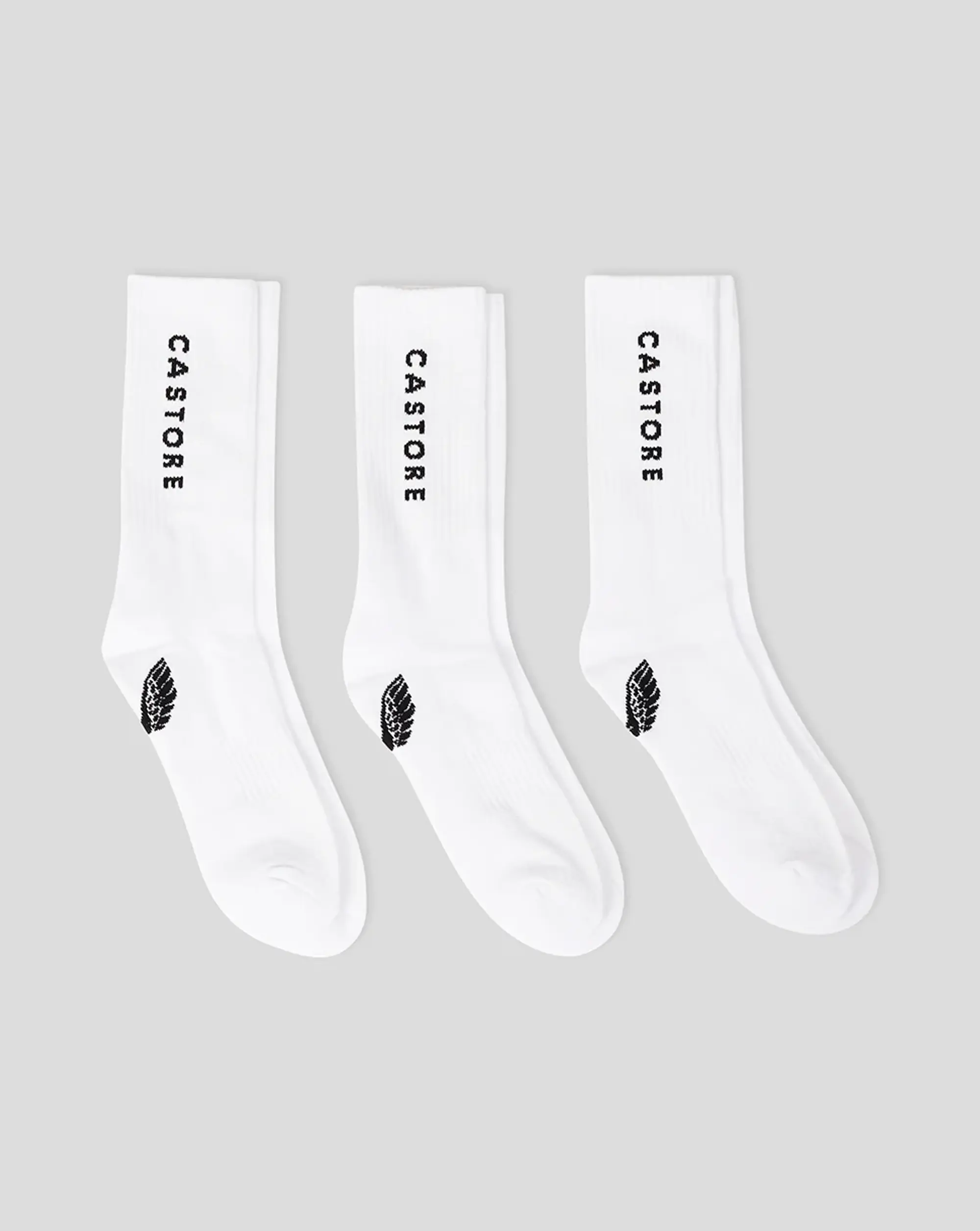 Castore Cushioned Crew Socks 3 Pack - White