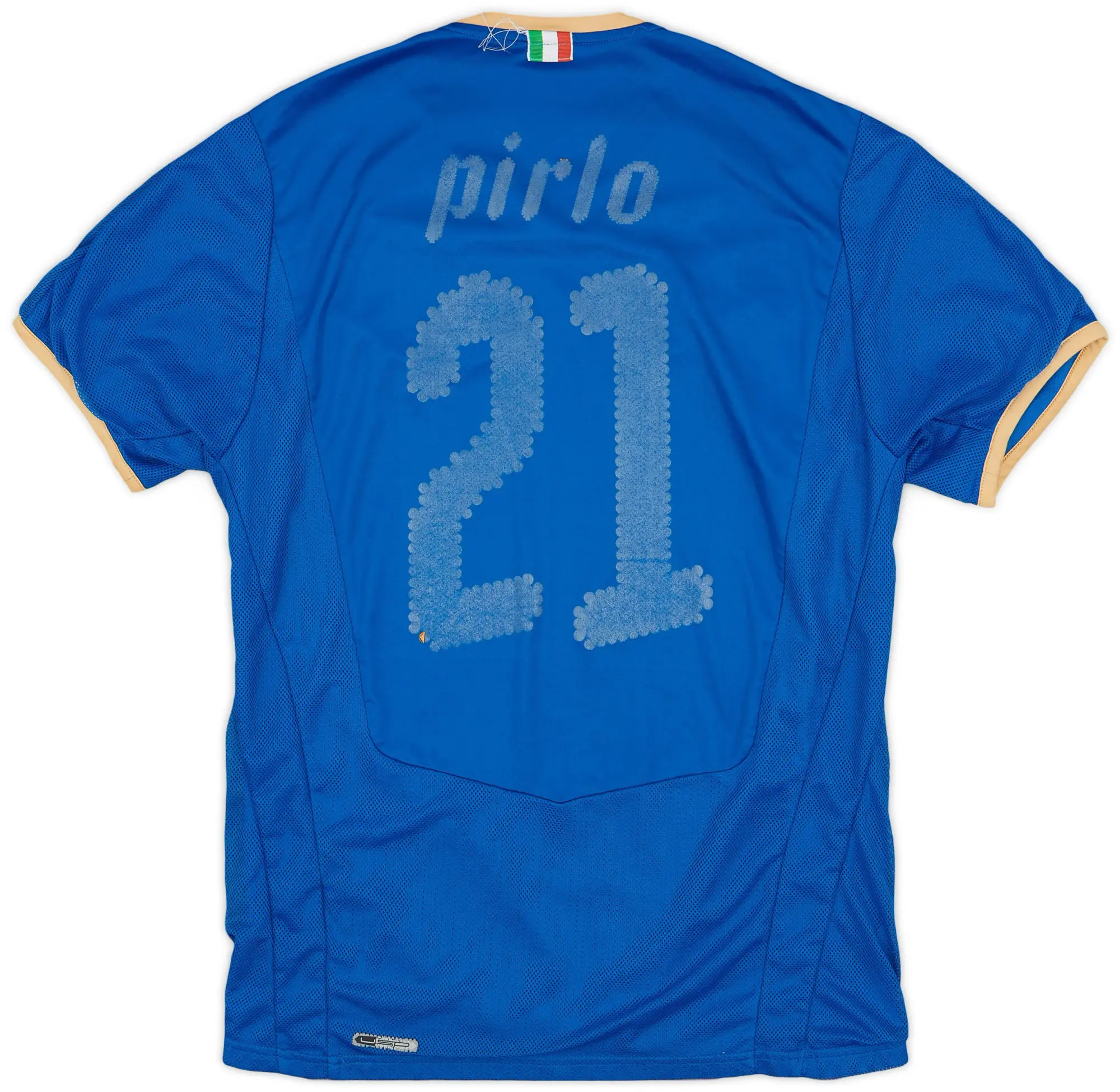 Puma 2007-08 Italy Home Shirt Pirlo #21 - 4/10 - (S)