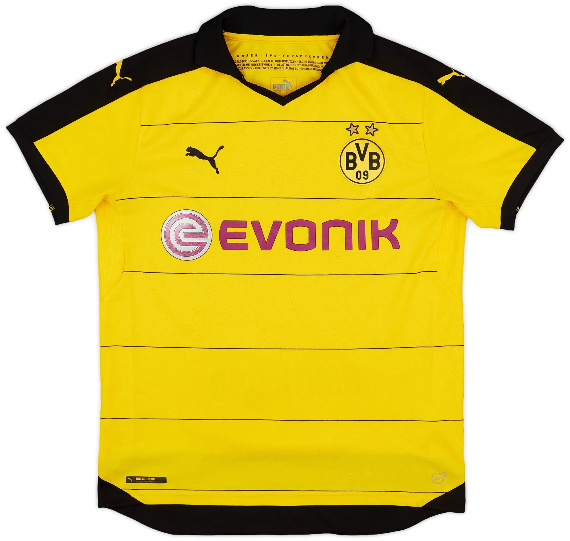 Puma 2015-16 Borussia Dortmund Home Shirt - 5/10 - (L)