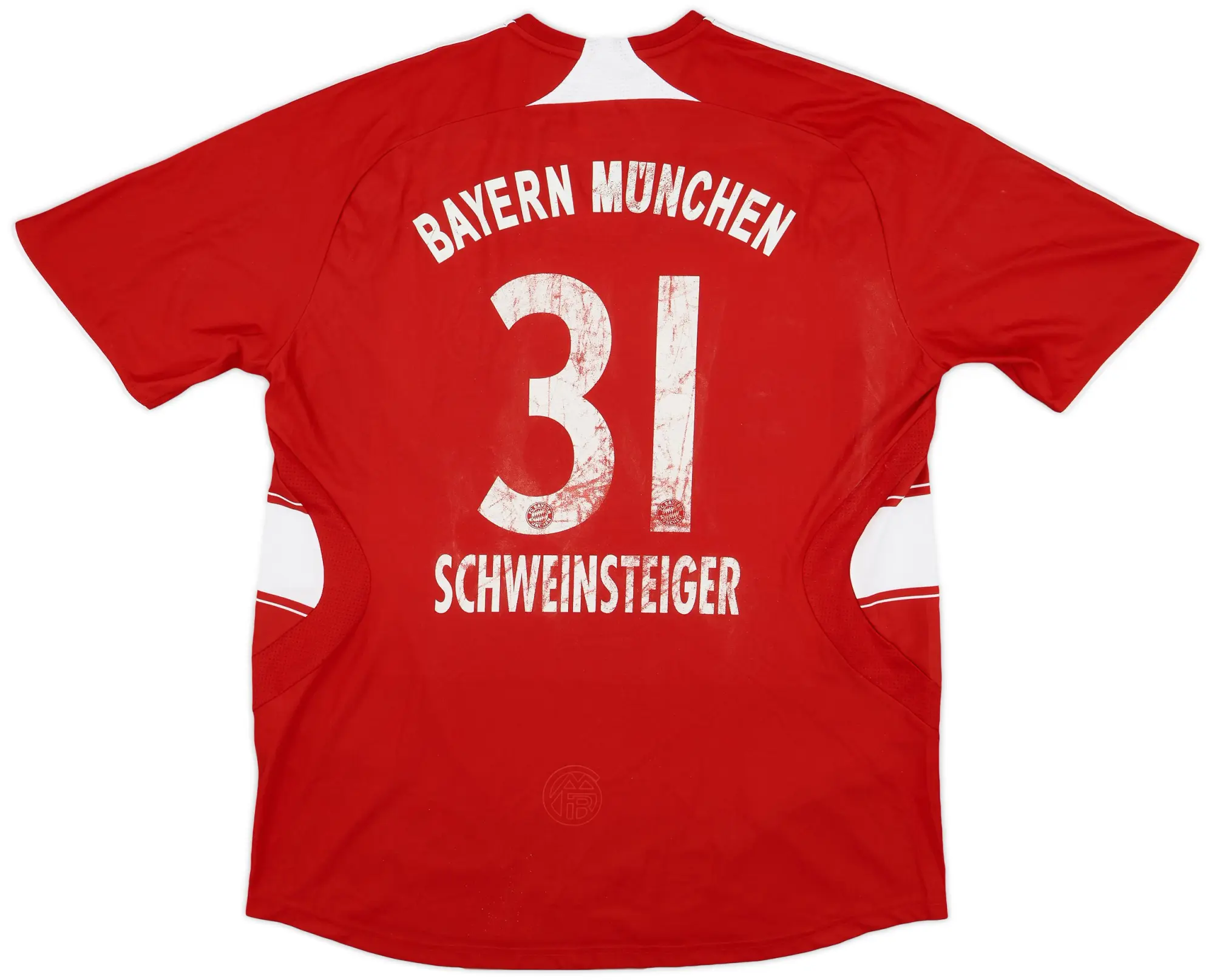 adidas 2007-08 Bayern Munich Home Shirt Schweinsteiger #31 - 5/10 - (XL)