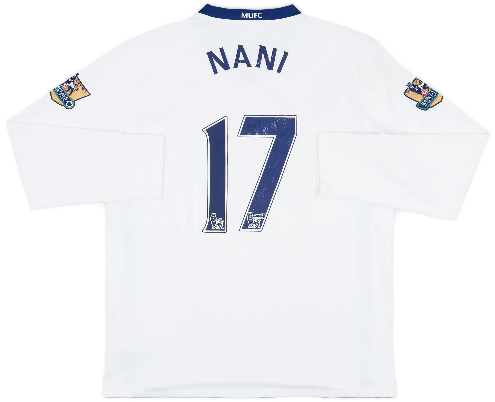 Nike 2008-10 Manchester United Away L/S Shirt Nani #17 - 7/10 - (L)