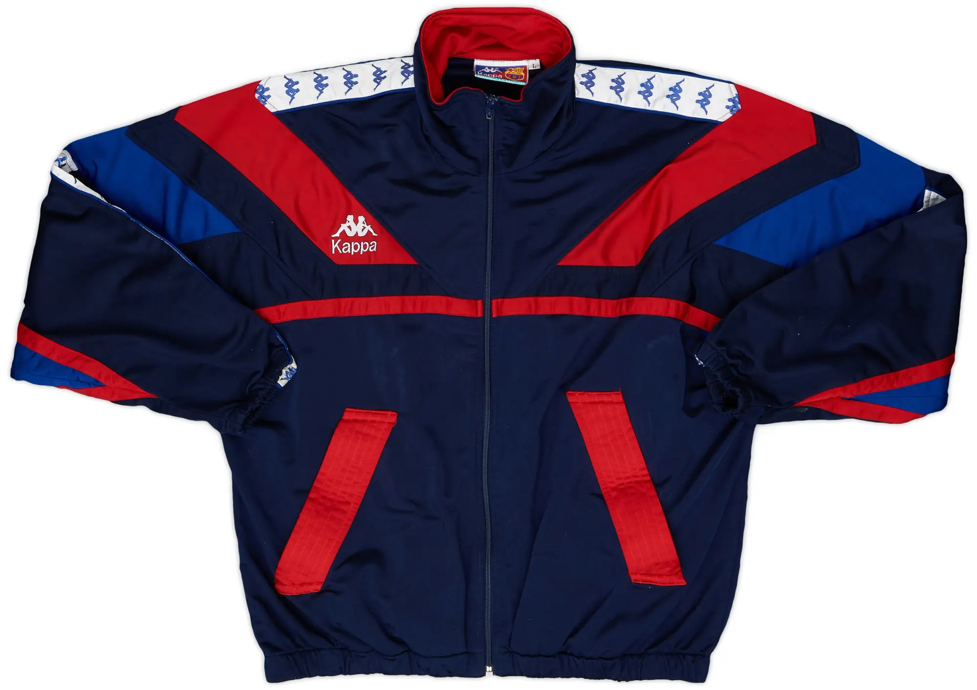 1992-95 Barcelona Kappa Track Jacket - 8/10 - (L)
