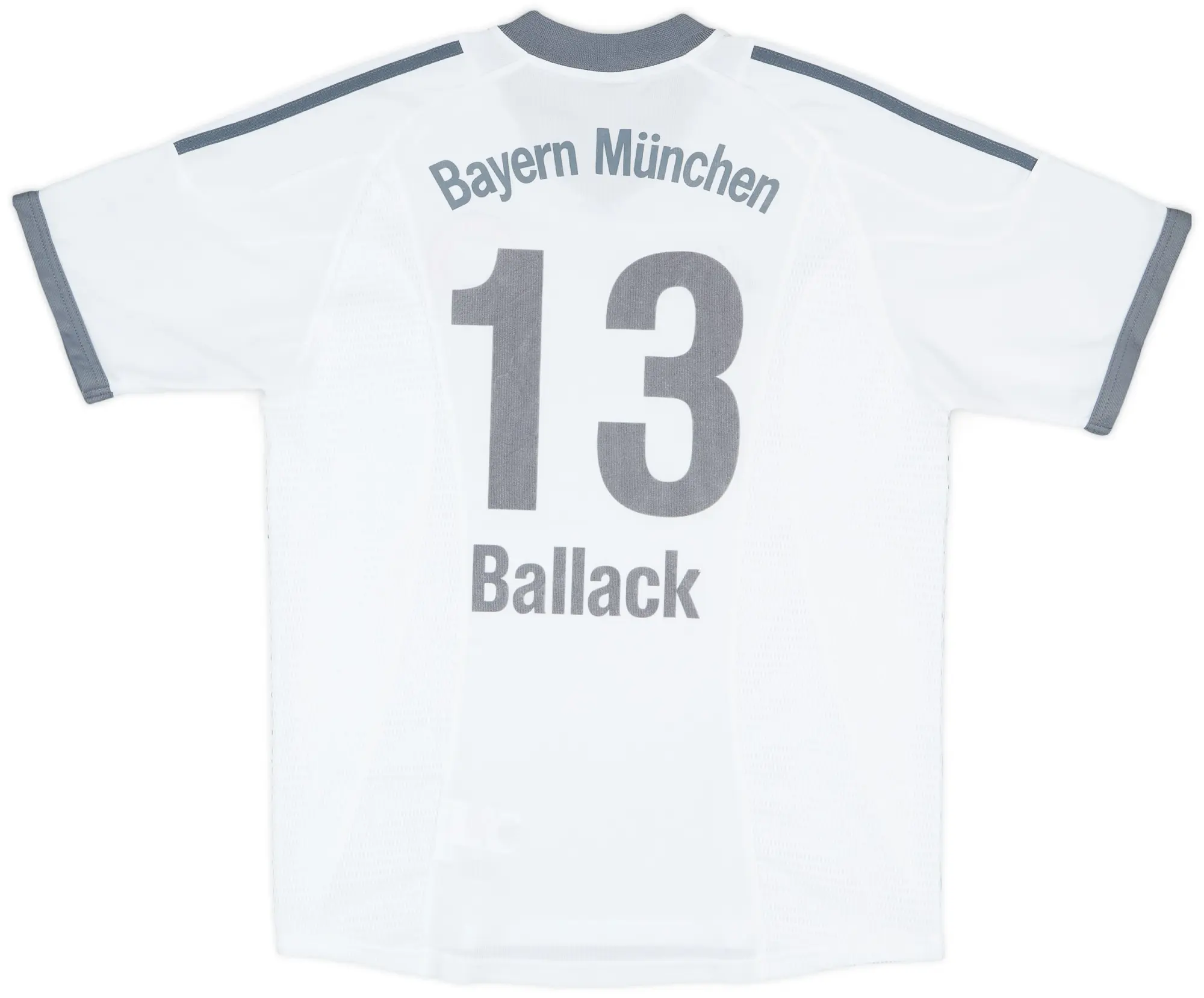 adidas 2002-03 Bayern Munich Away Shirt Ballack #13 - 9/10 - (XL.Boys)