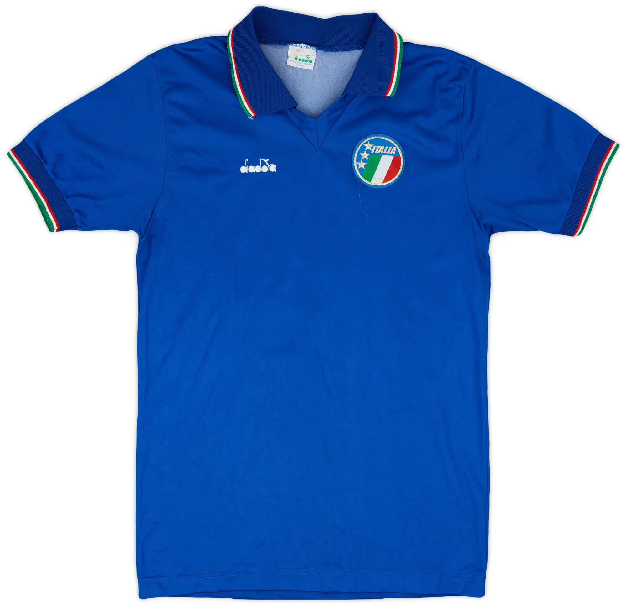 Diadora 1986-90 Italy Home Shirt #10 - 8/10 - (S)