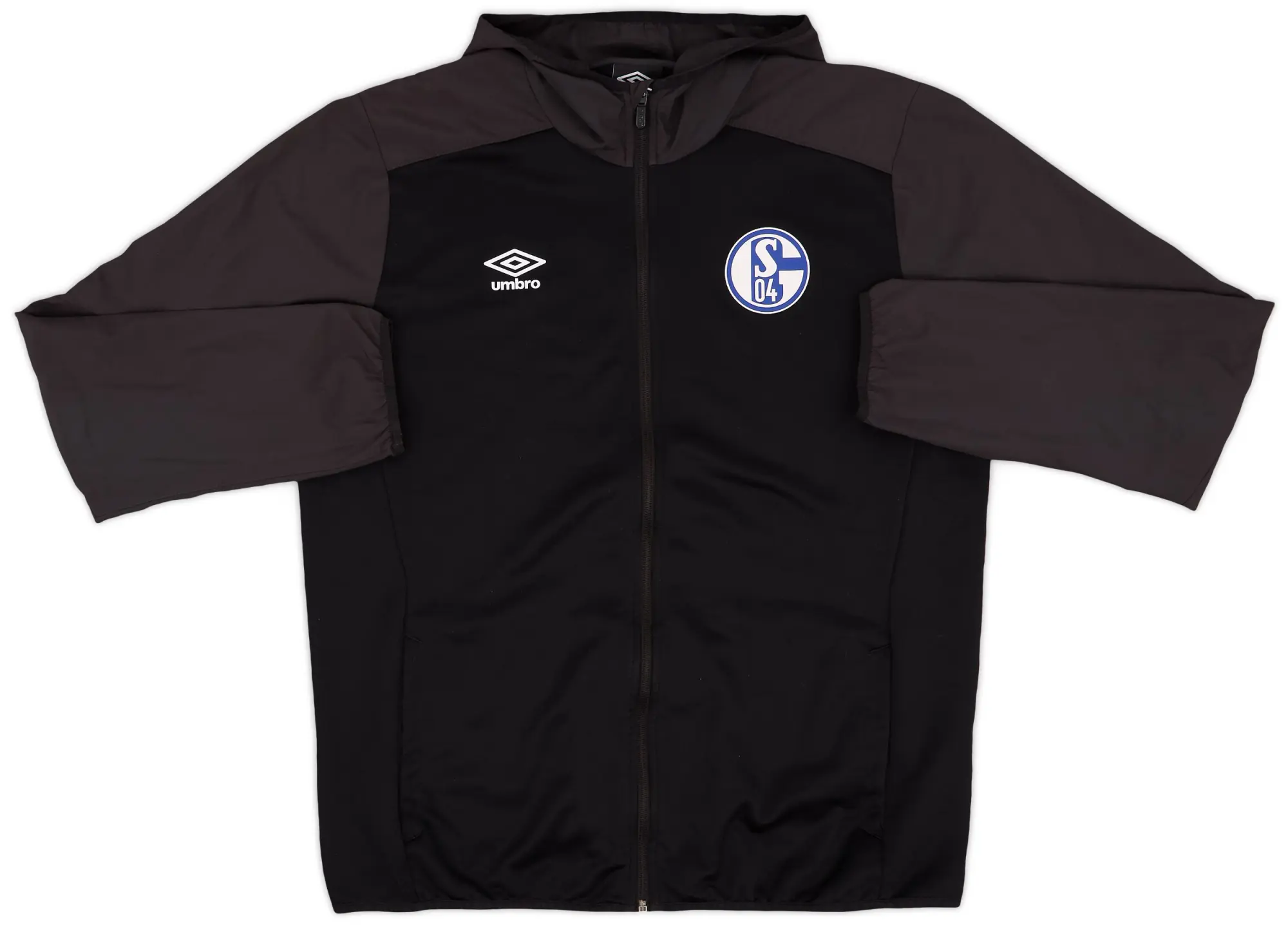 2019-20 Schalke Umbro Hooded Rain Jacket - 8/10 - (XL)