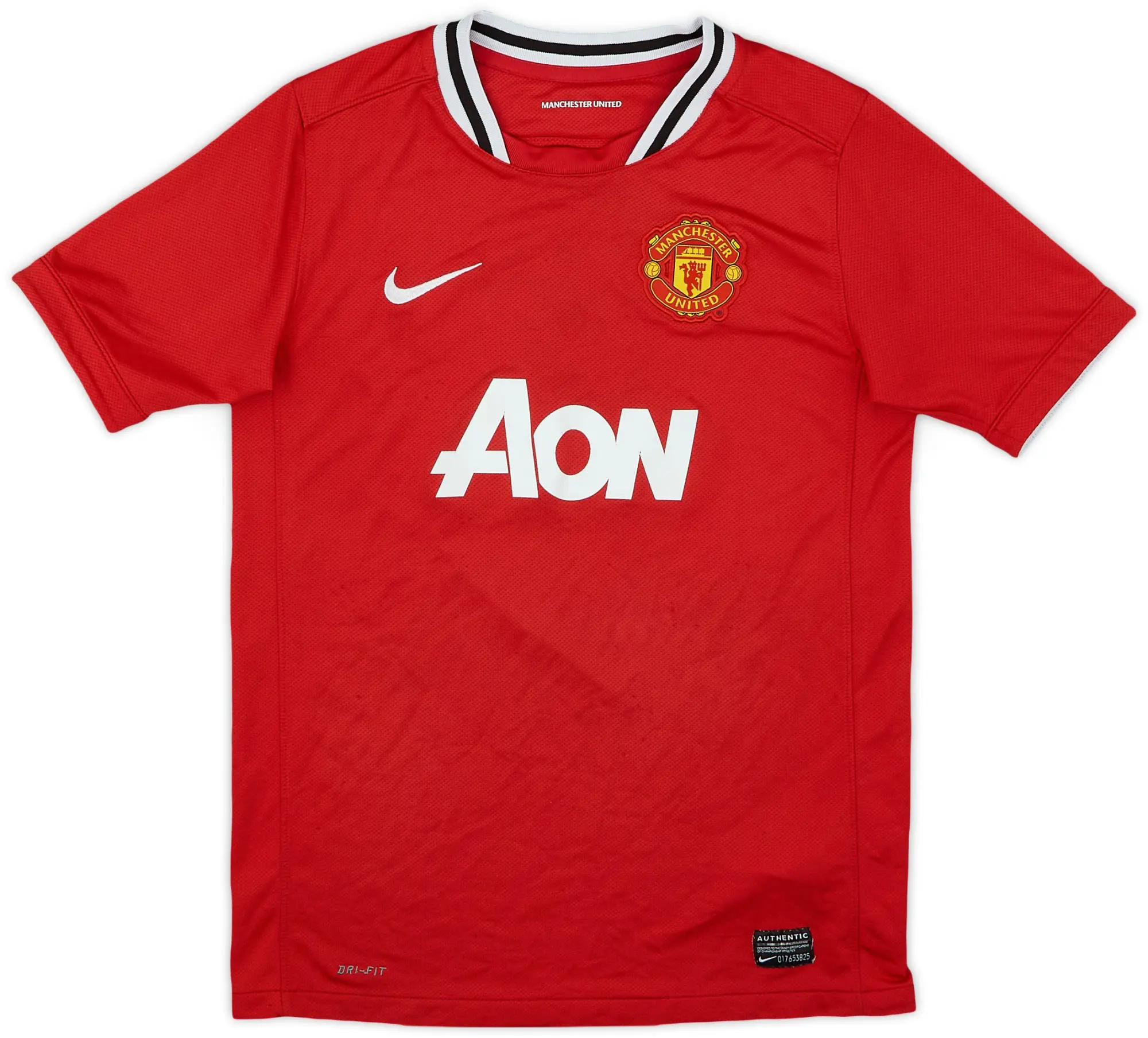 Nike 2011-12 Manchester United Home Shirt - 6/10 - (L.Boys)