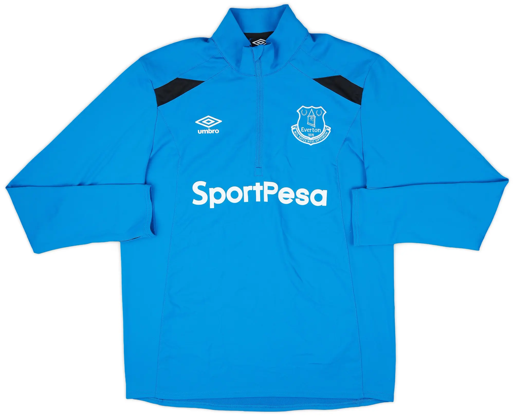 2018-19 Everton Umbro 1/4 Zip Training Top - 8/10 - (L)