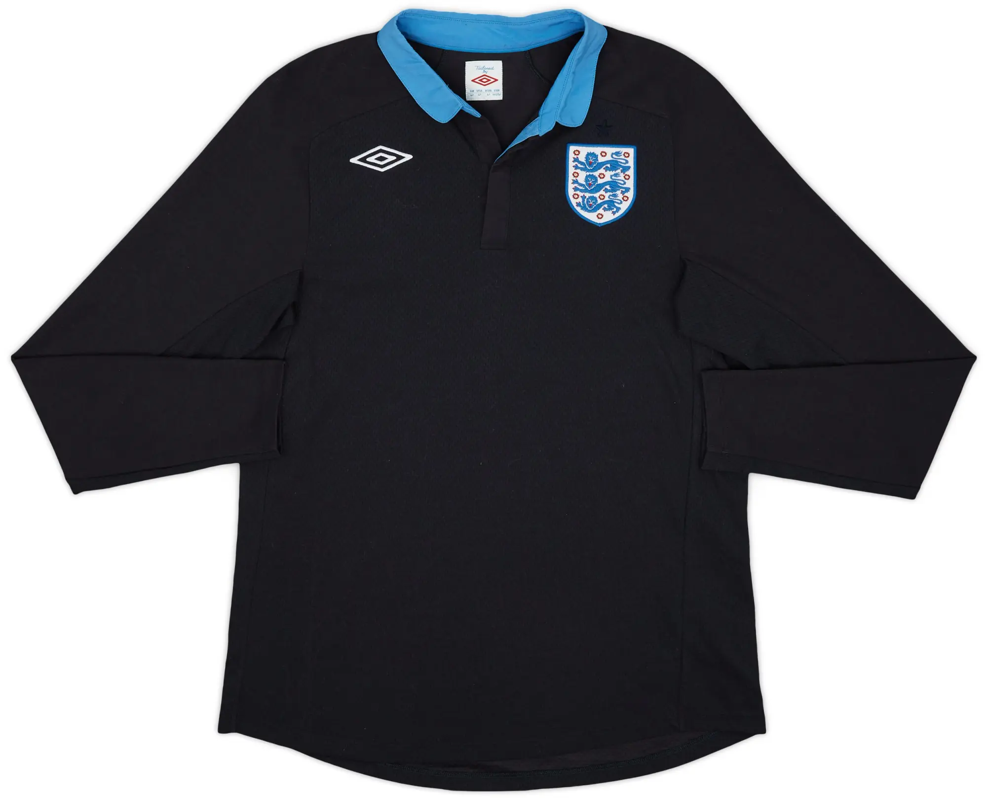 Umbro 2011-12 England Away L/S Shirt - 8/10 - (L)