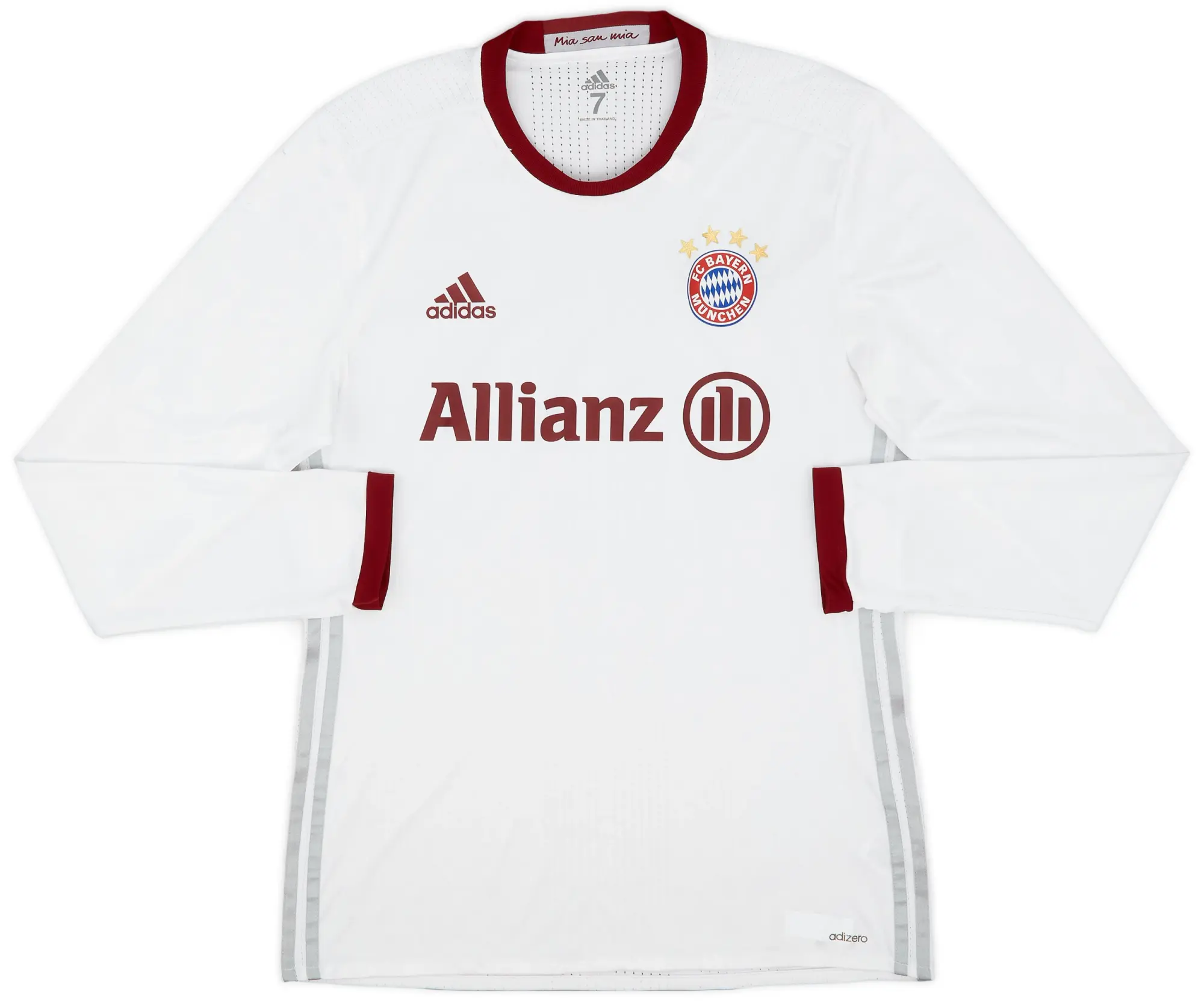 adidas 2016-17 Bayern Munich Player Issue Third L/S Shirt - 5/10 - (Women's M/L)