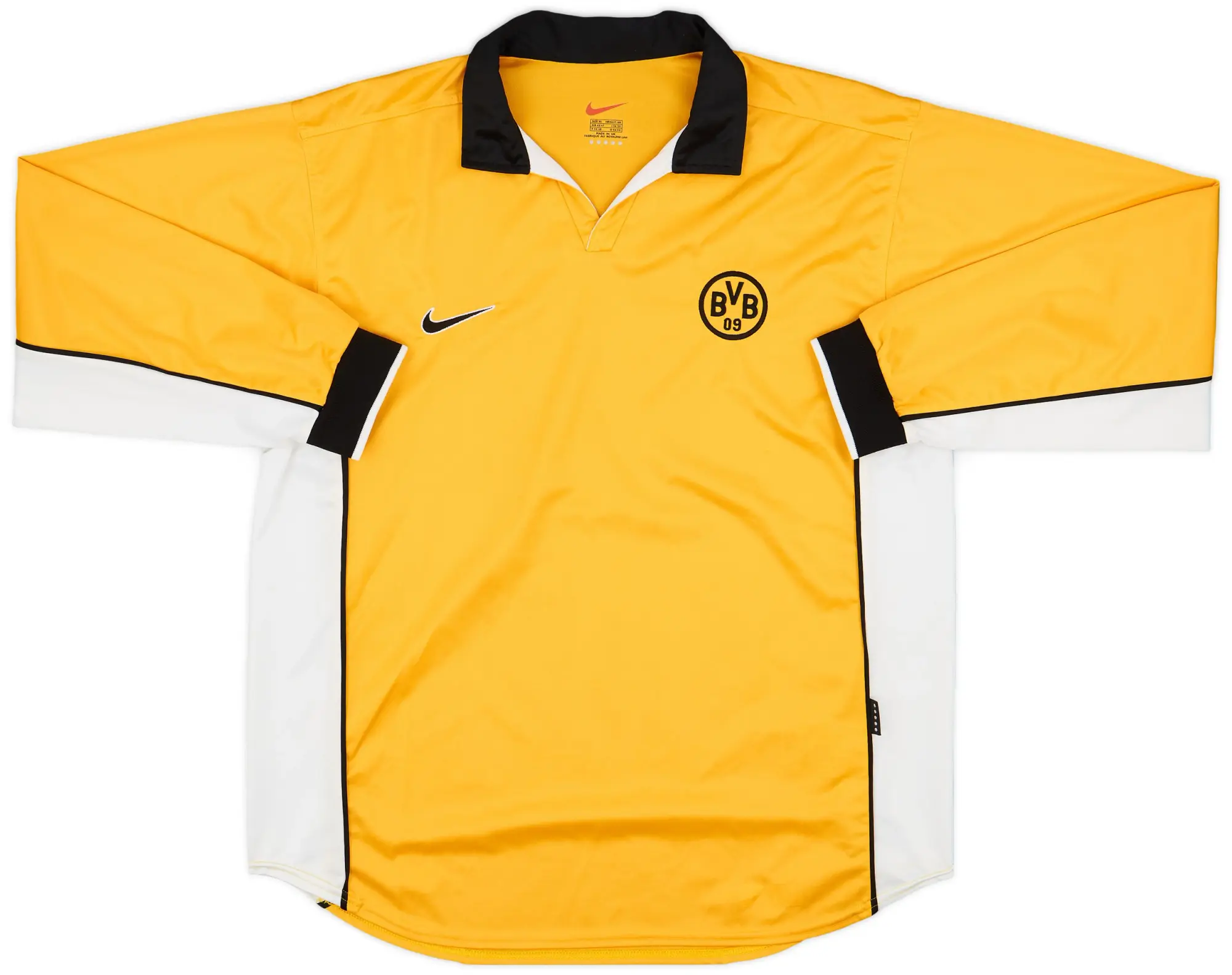 Nike 1998-00 Borussia Dortmund Player Issue Home L/S Shirt - 8/10 - (XL)