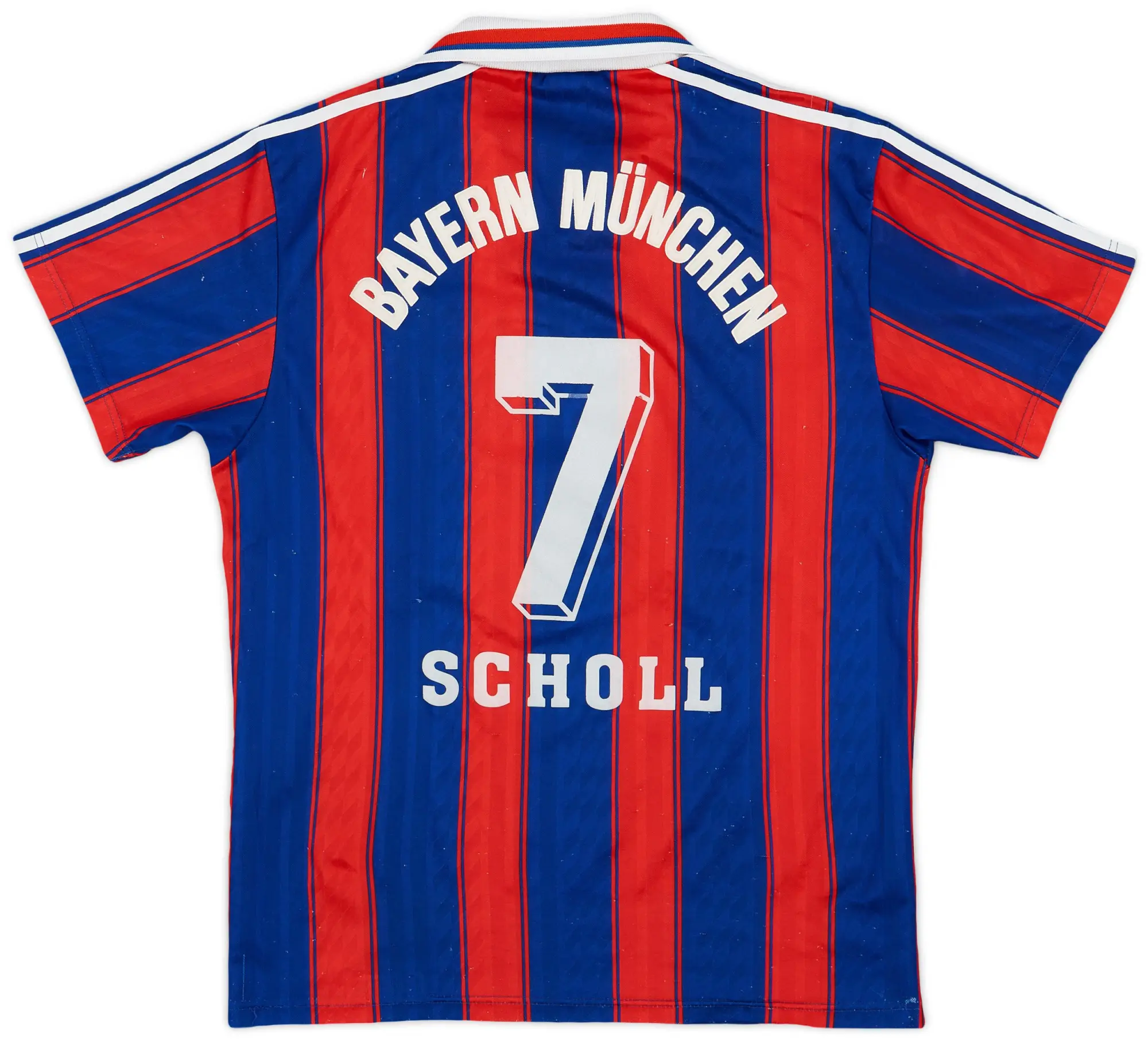 adidas 1995-97 Bayern Munich Home Shirt Scholl #7 - 8/10 - (S)