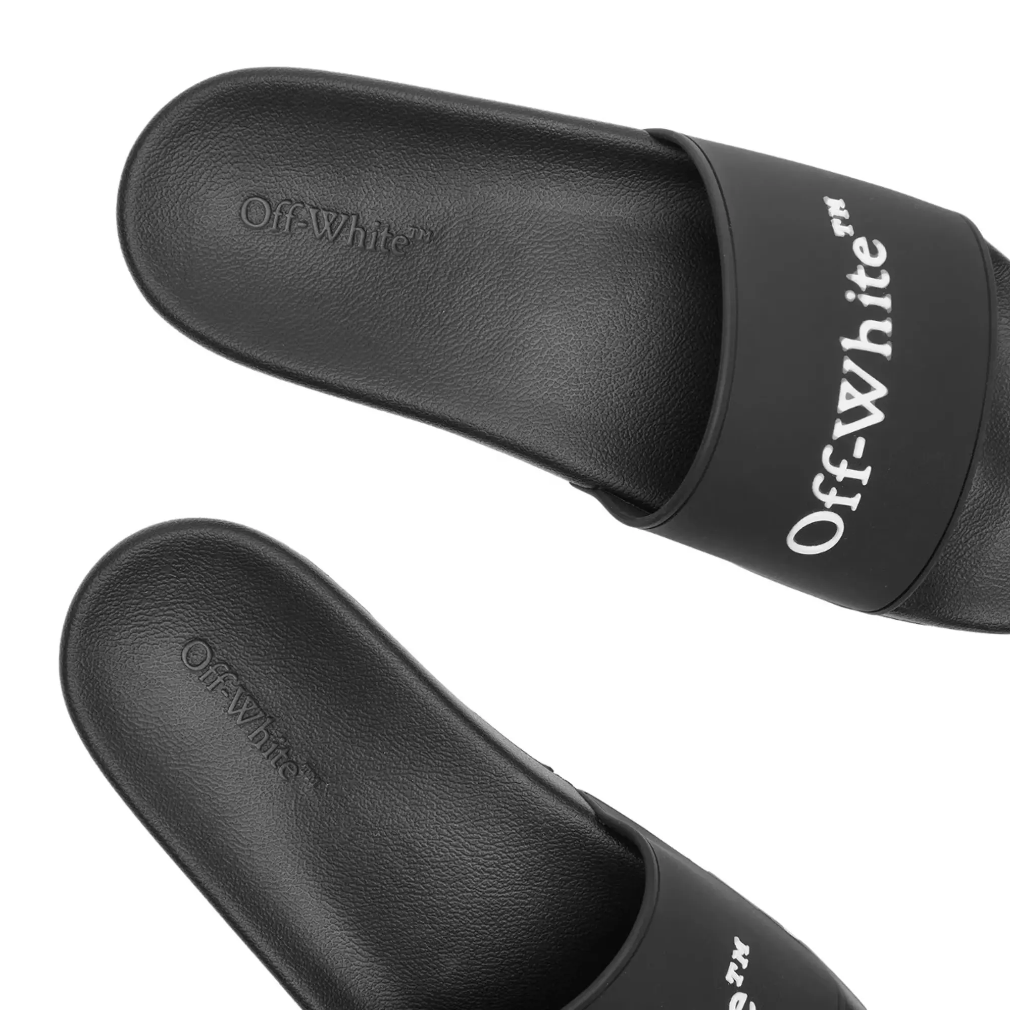 Off-White Women's Bookish Sliders Black White