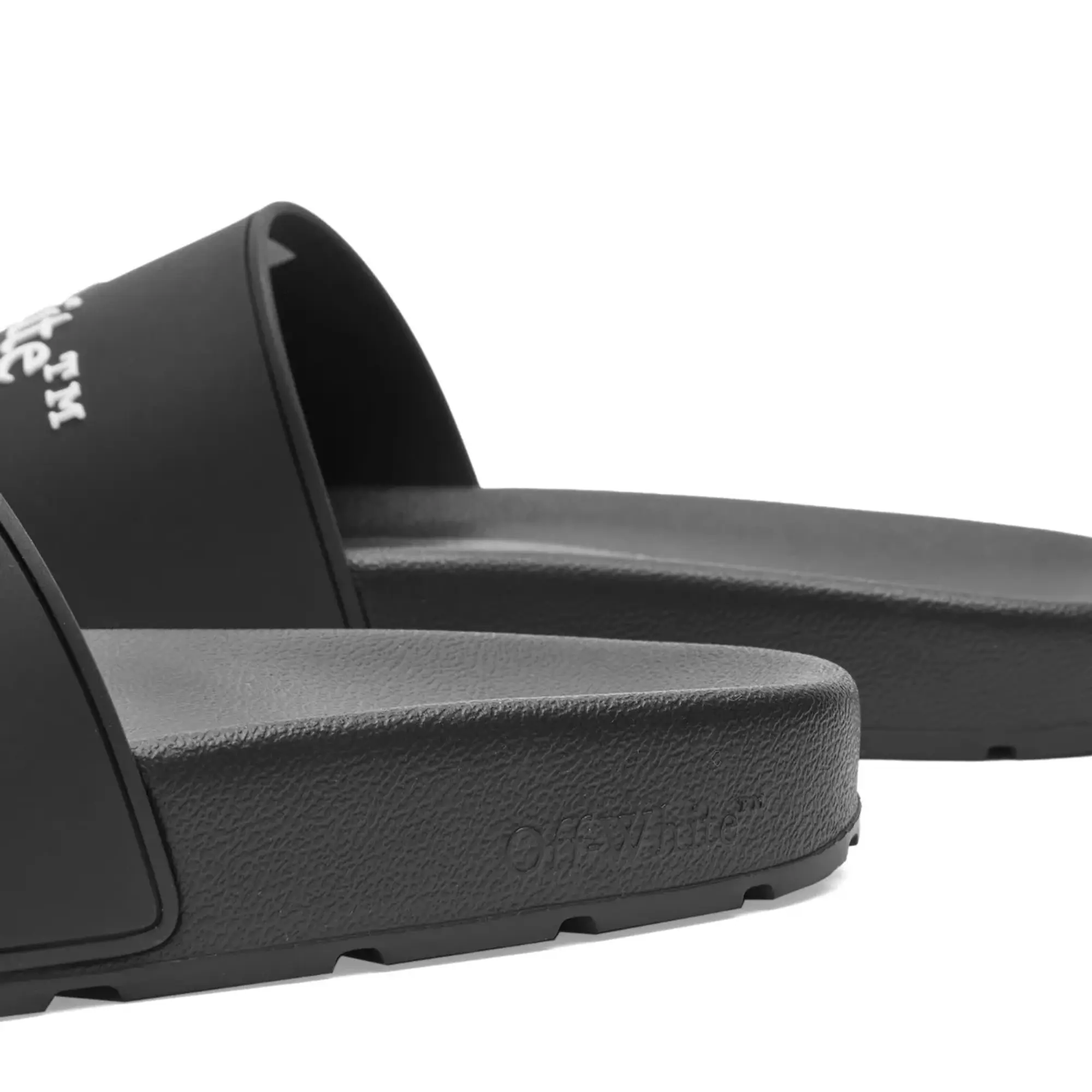 Off-White Women's Bookish Sliders Black White