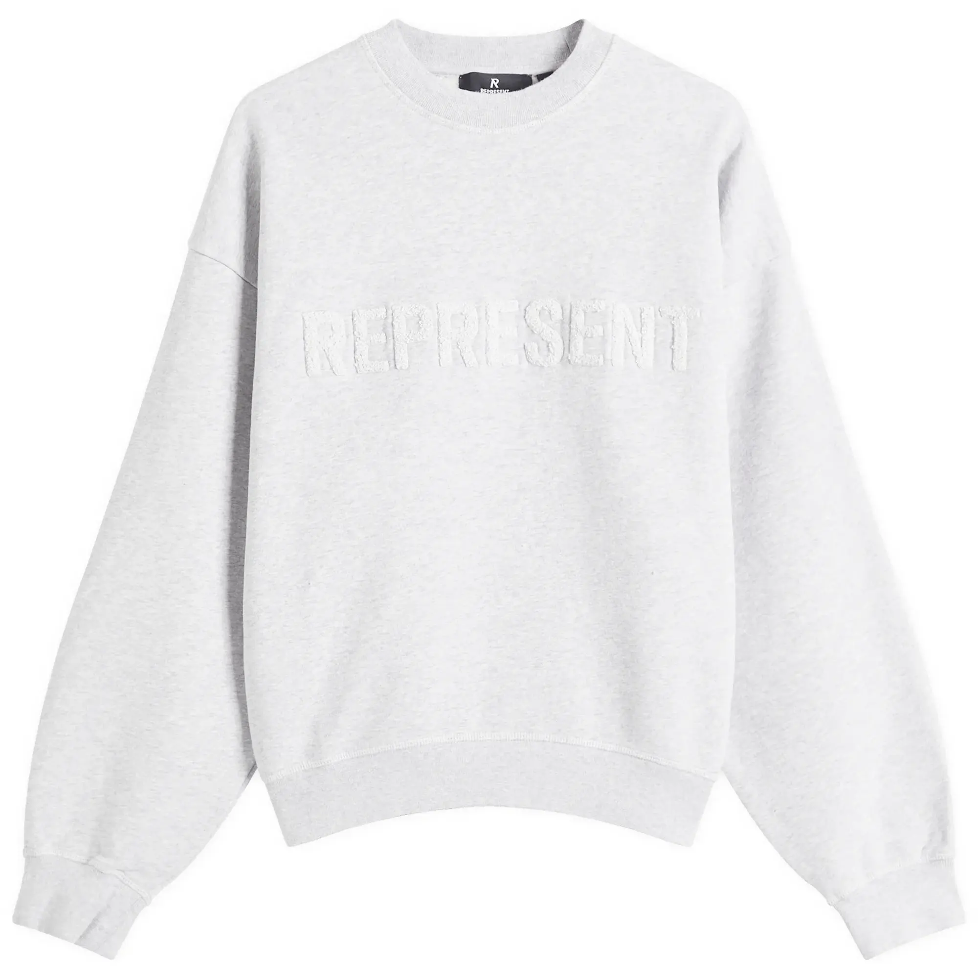 Represent Women's Everyday Logo Crew Sweatshirt Grey Marl