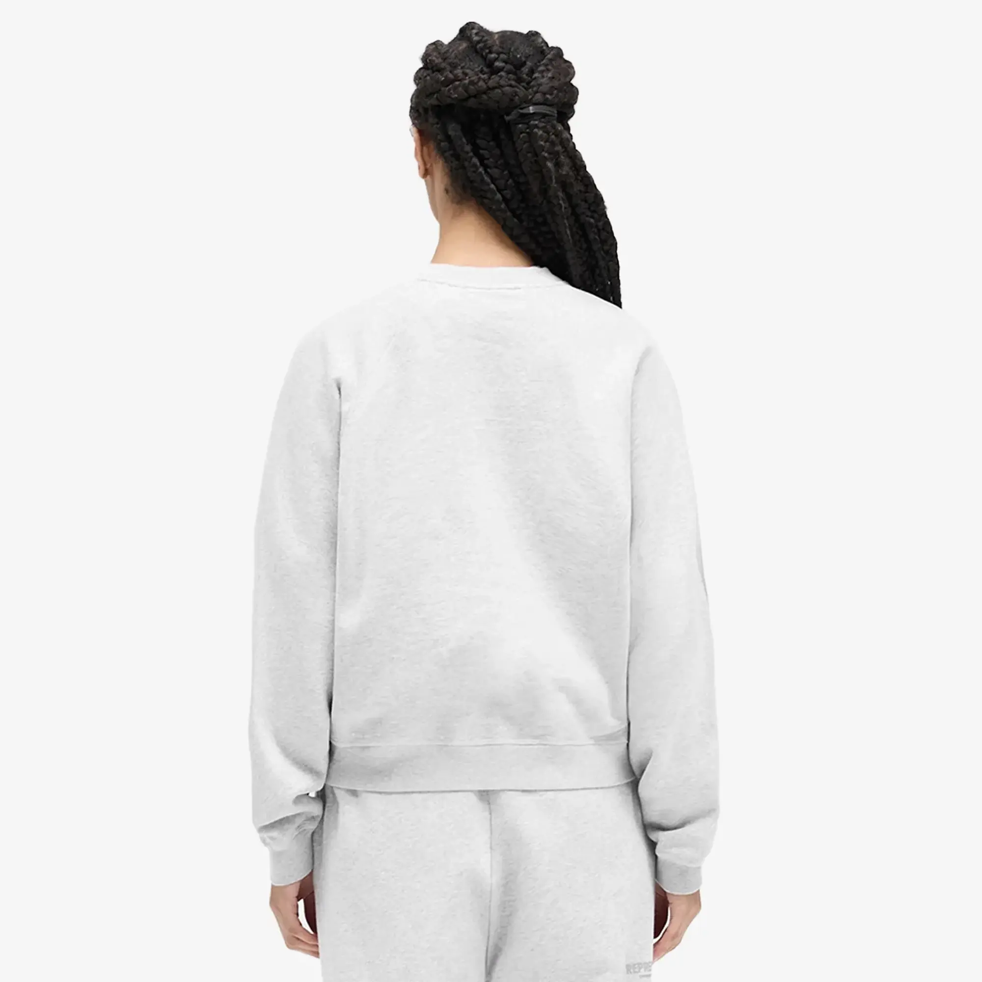 Represent Women's Everyday Logo Crew Sweatshirt Grey Marl