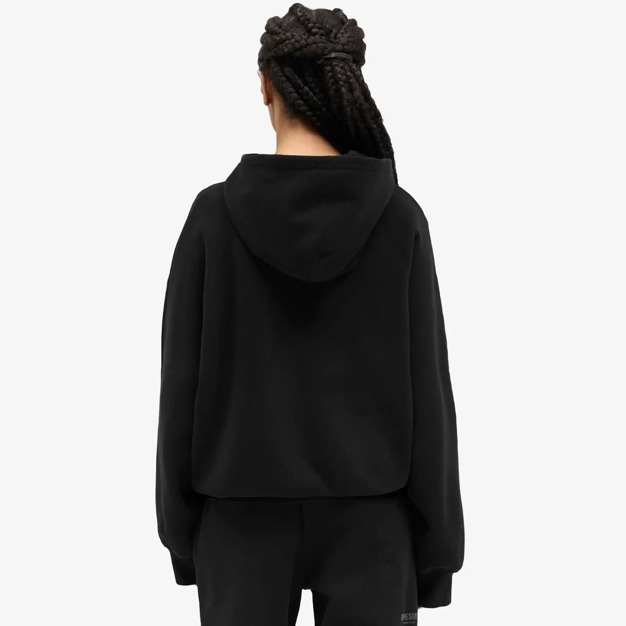 Represent Women's Boyfriend Hooded Sweatshirt Jet Black