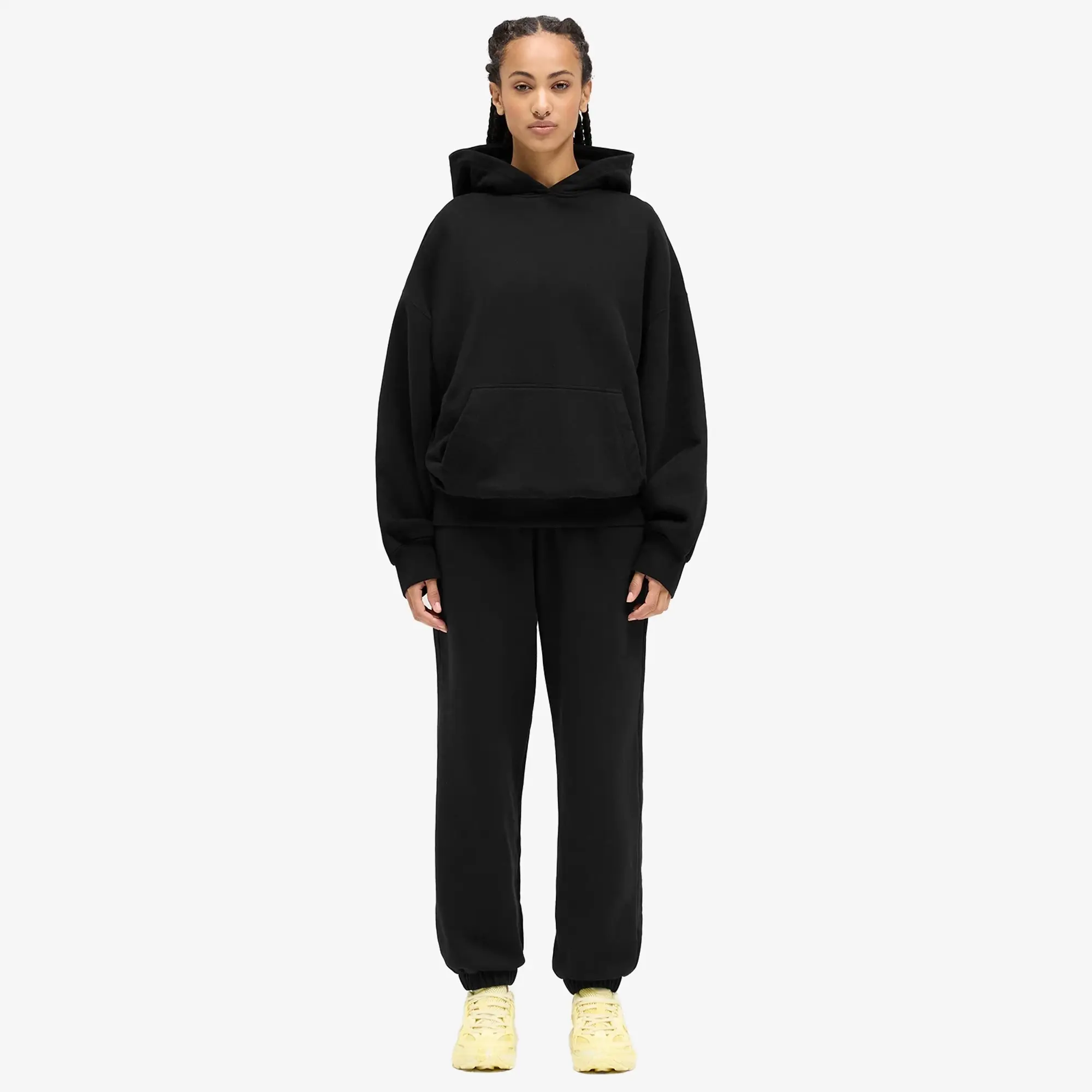 Represent Women's Boyfriend Hooded Sweatshirt Jet Black