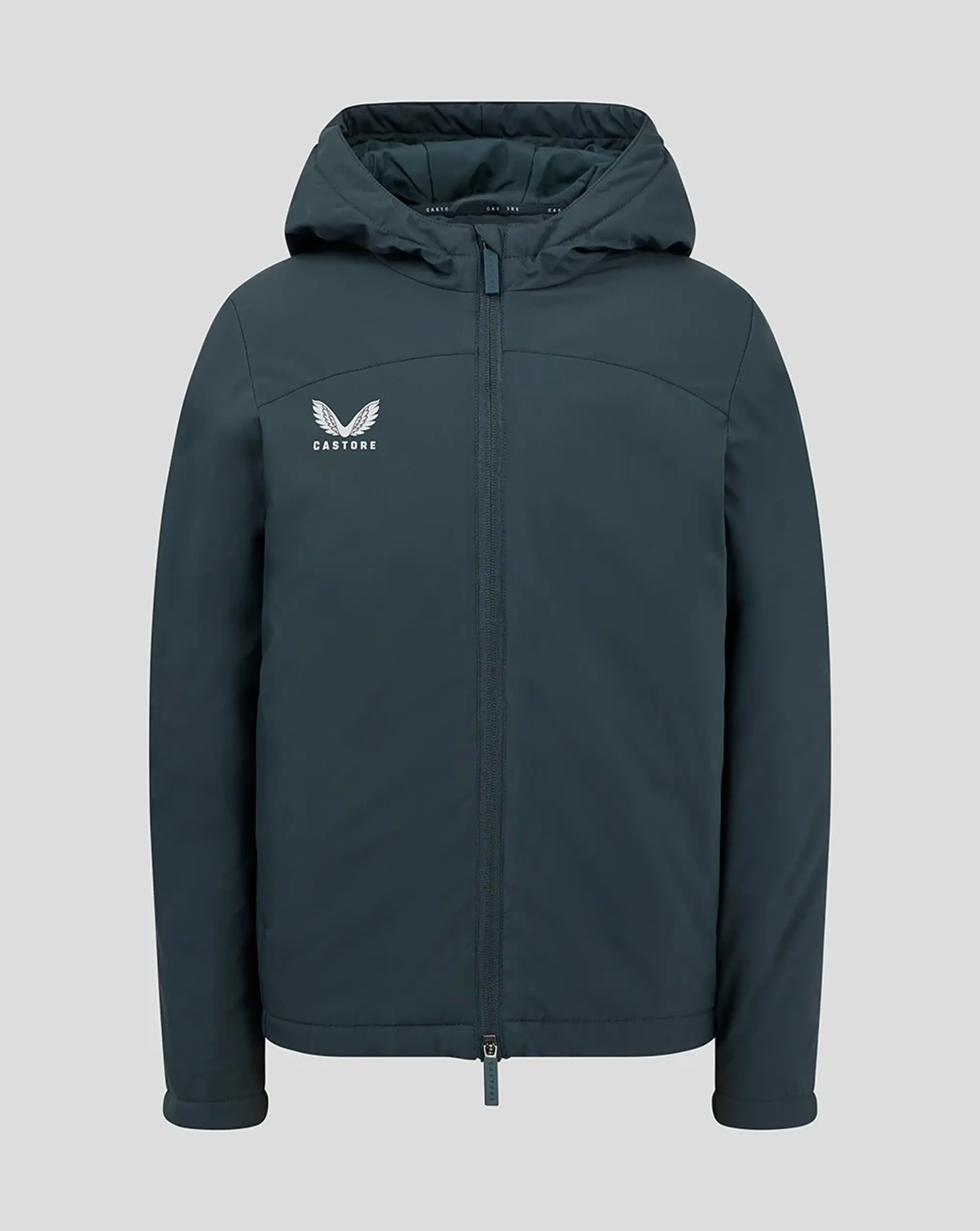 Castore Junior Standard Length Bench Jacket - Dark Slate