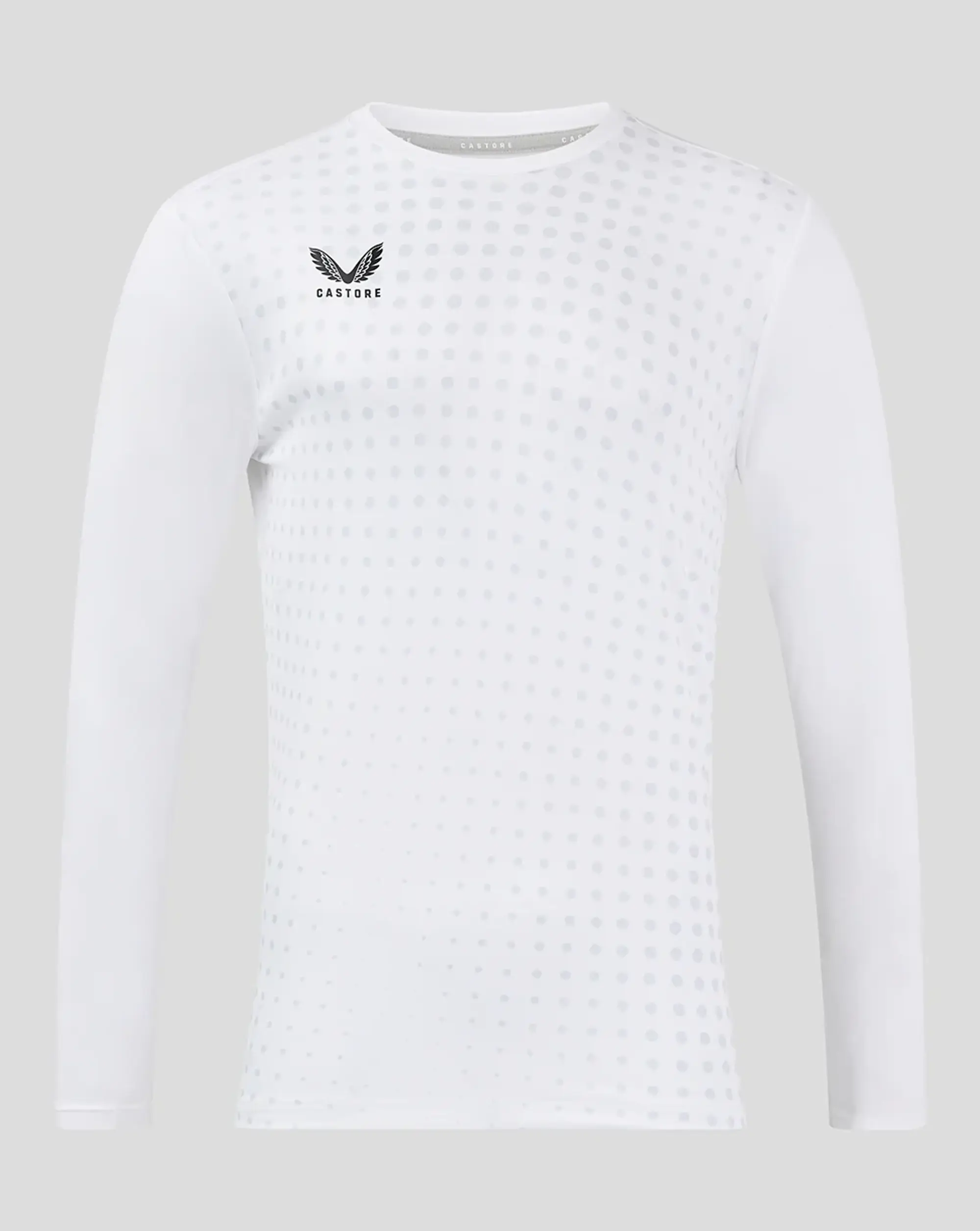 Castore Ls Dots Printed Training Tee 2 - Aquarius / Bachelor Button