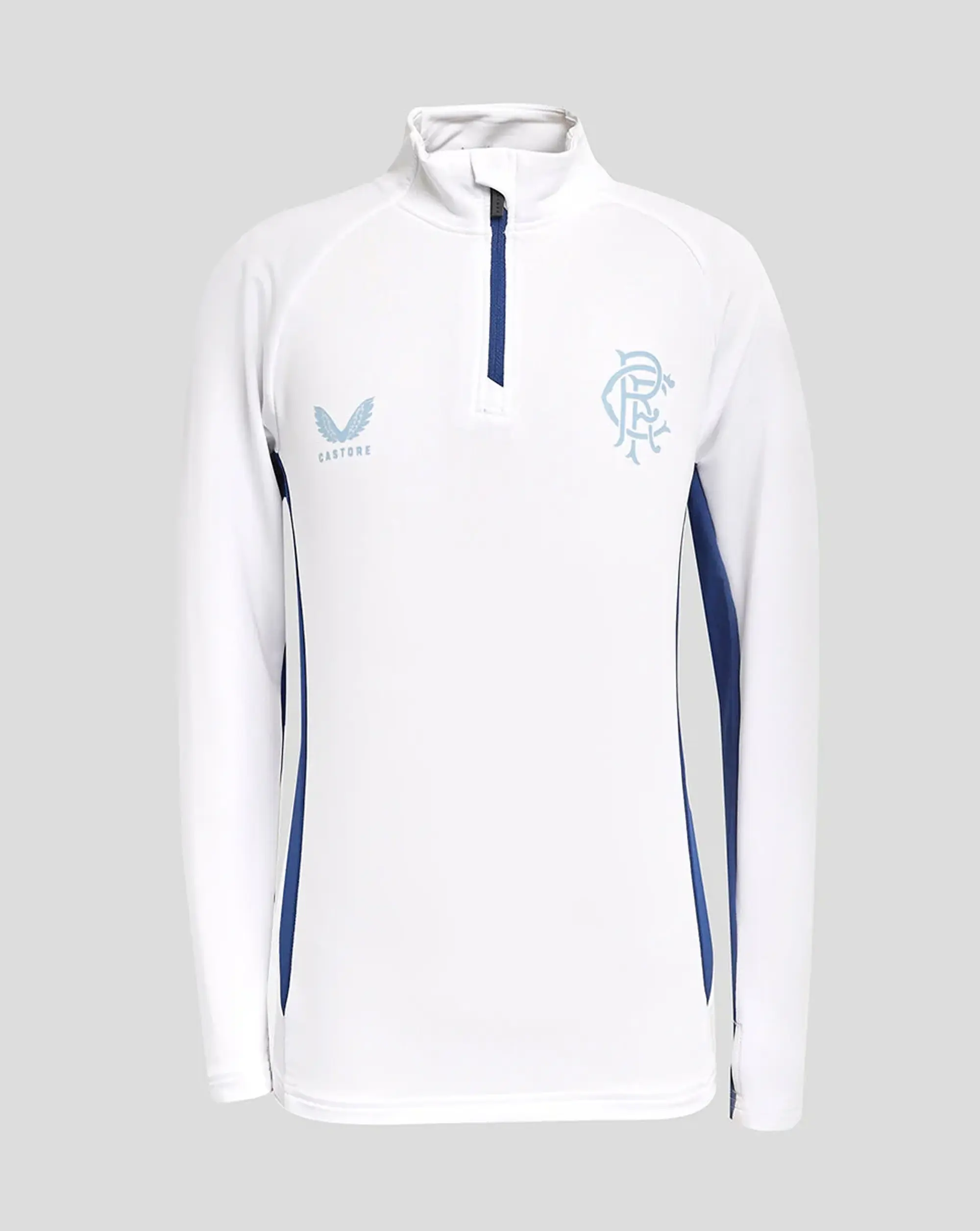 Castore Rangers 24/25 Junior Pro Players 1/4 Zip Training Top