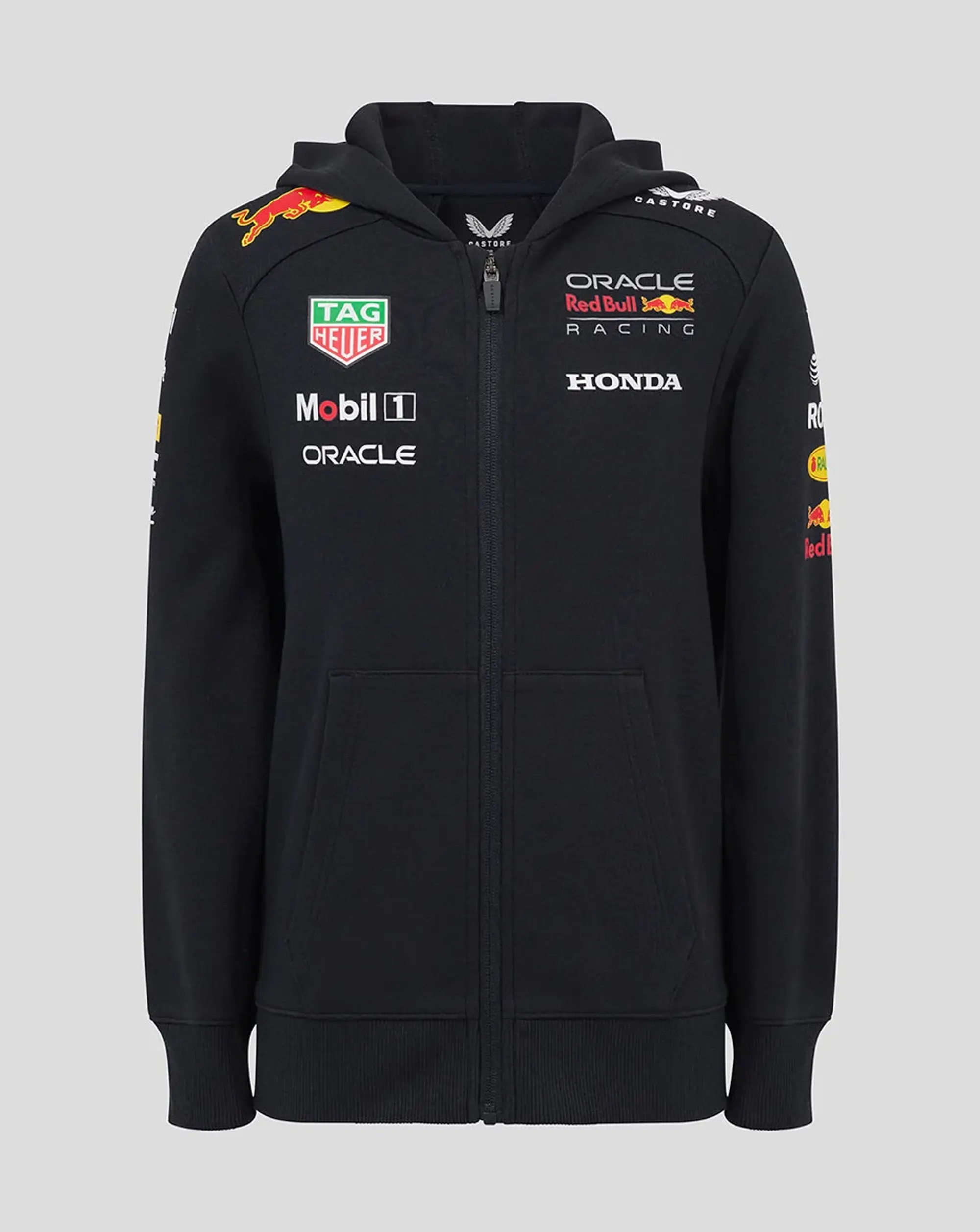 Castore Oracle Red Bull Racing Junior Teamline Zip Hoodie - Night Sky