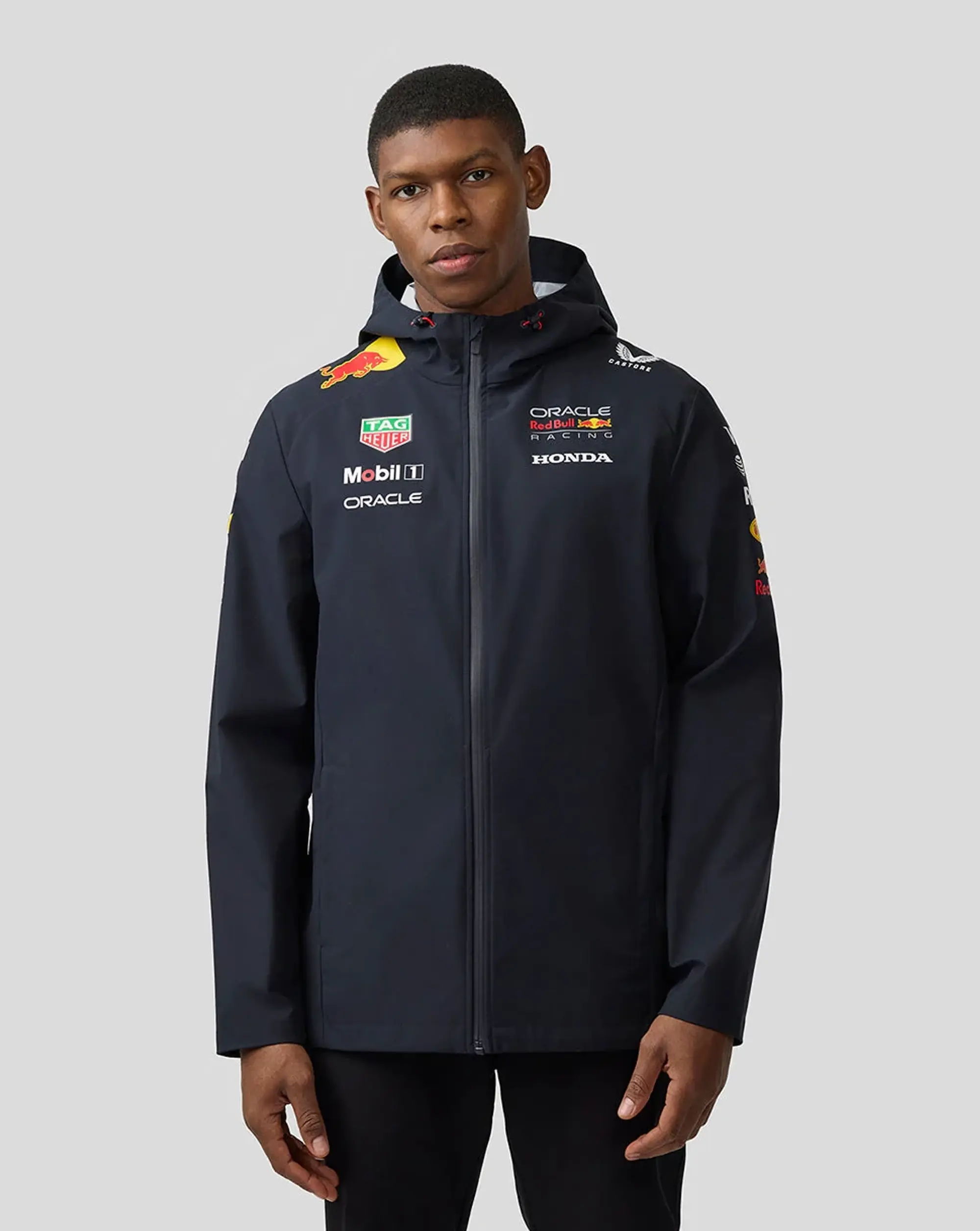Castore Oracle Red Bull Racing Unisex Teamline Water Resistant Jacket - Night Sky