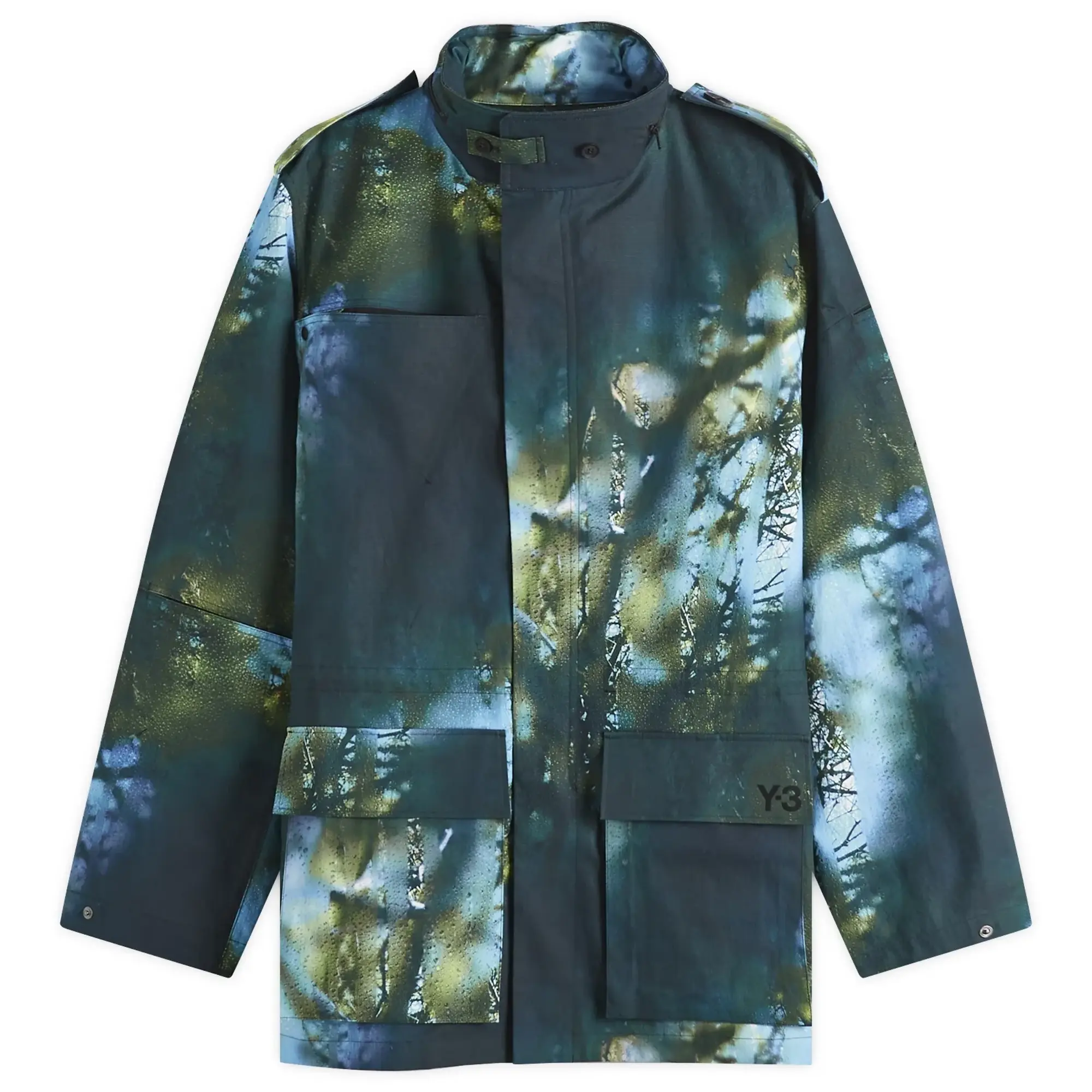 Y-3 Men's Earth Print Field Jacket Multi