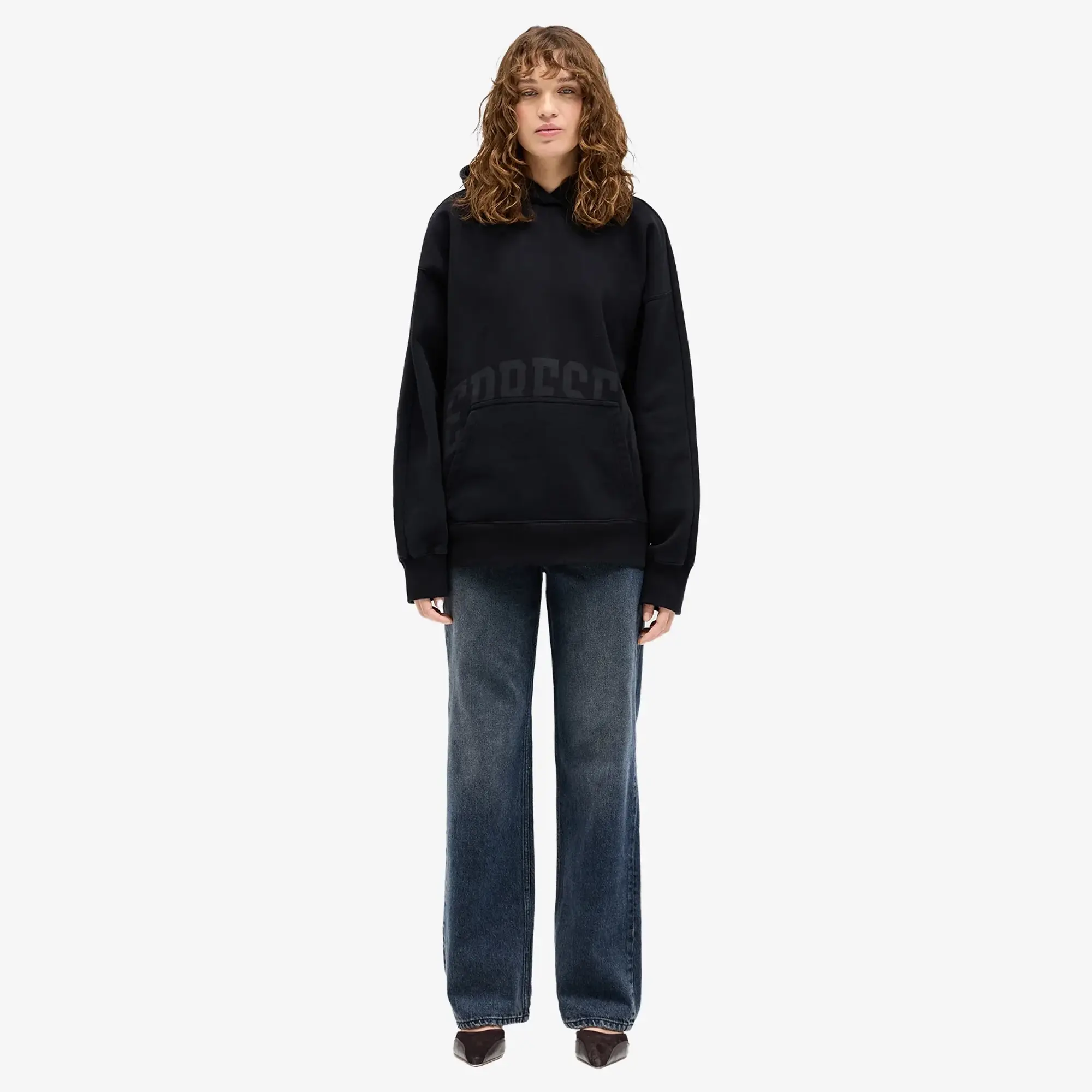 Represent Women's Graphic Logo Hoodie Black Coffee