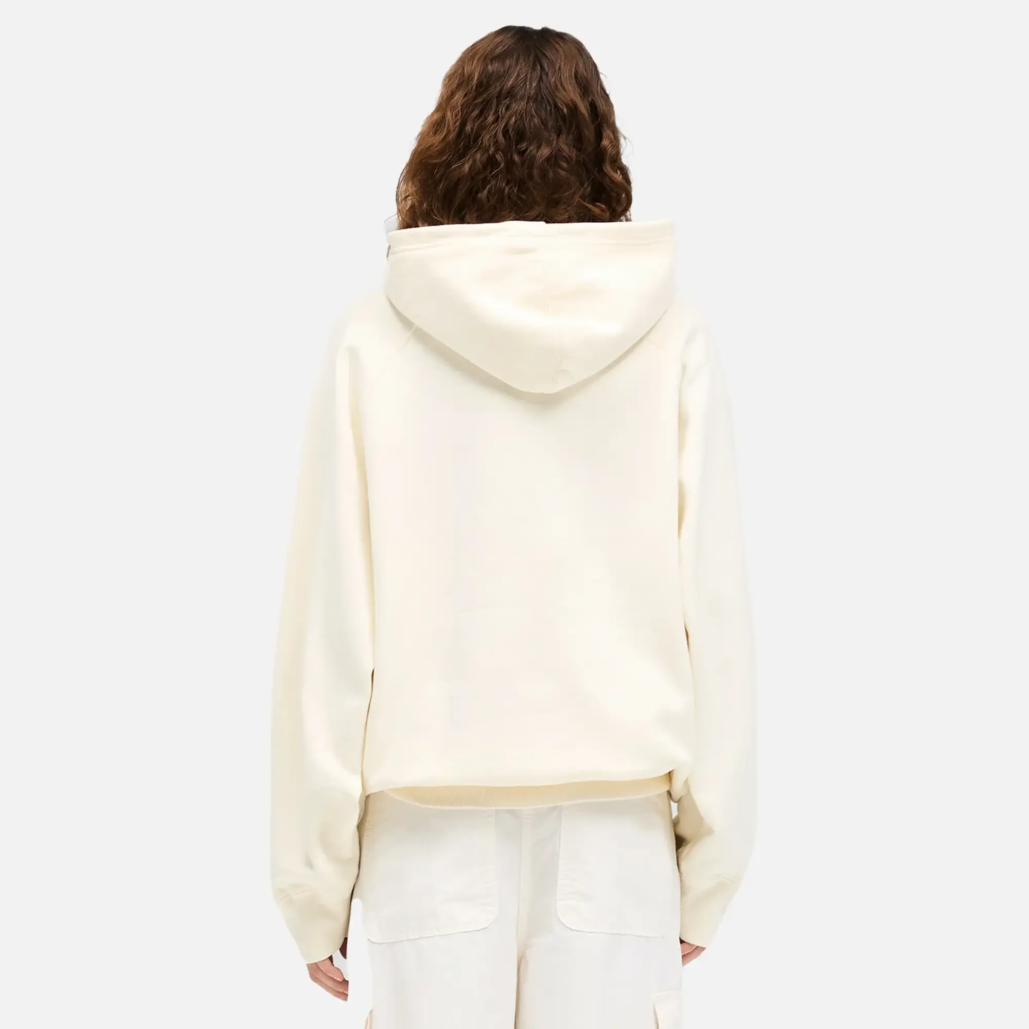 Represent Women's Graphic Logo Hoodie Cream